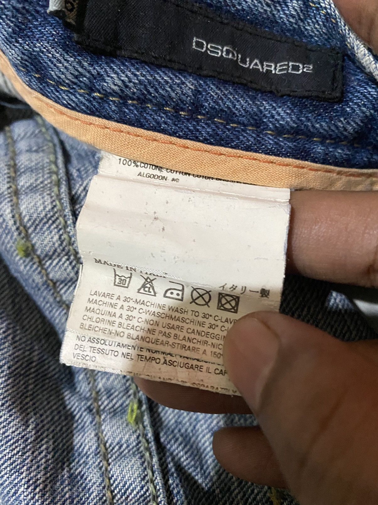 Dsquared2 💥Dsquared Native American Totem Warrior Denim Size US 33 - 10 Thumbnail