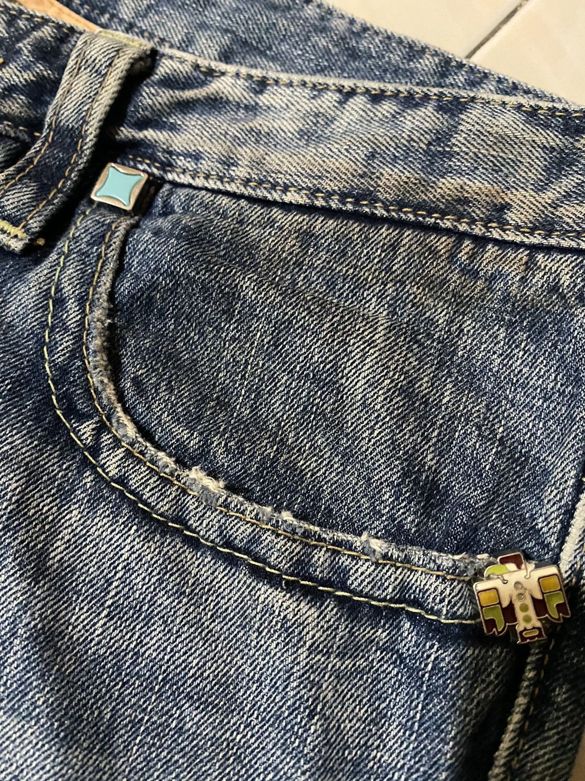 Dsquared2 💥Dsquared Native American Totem Warrior Denim Size US 33 - 7 Thumbnail