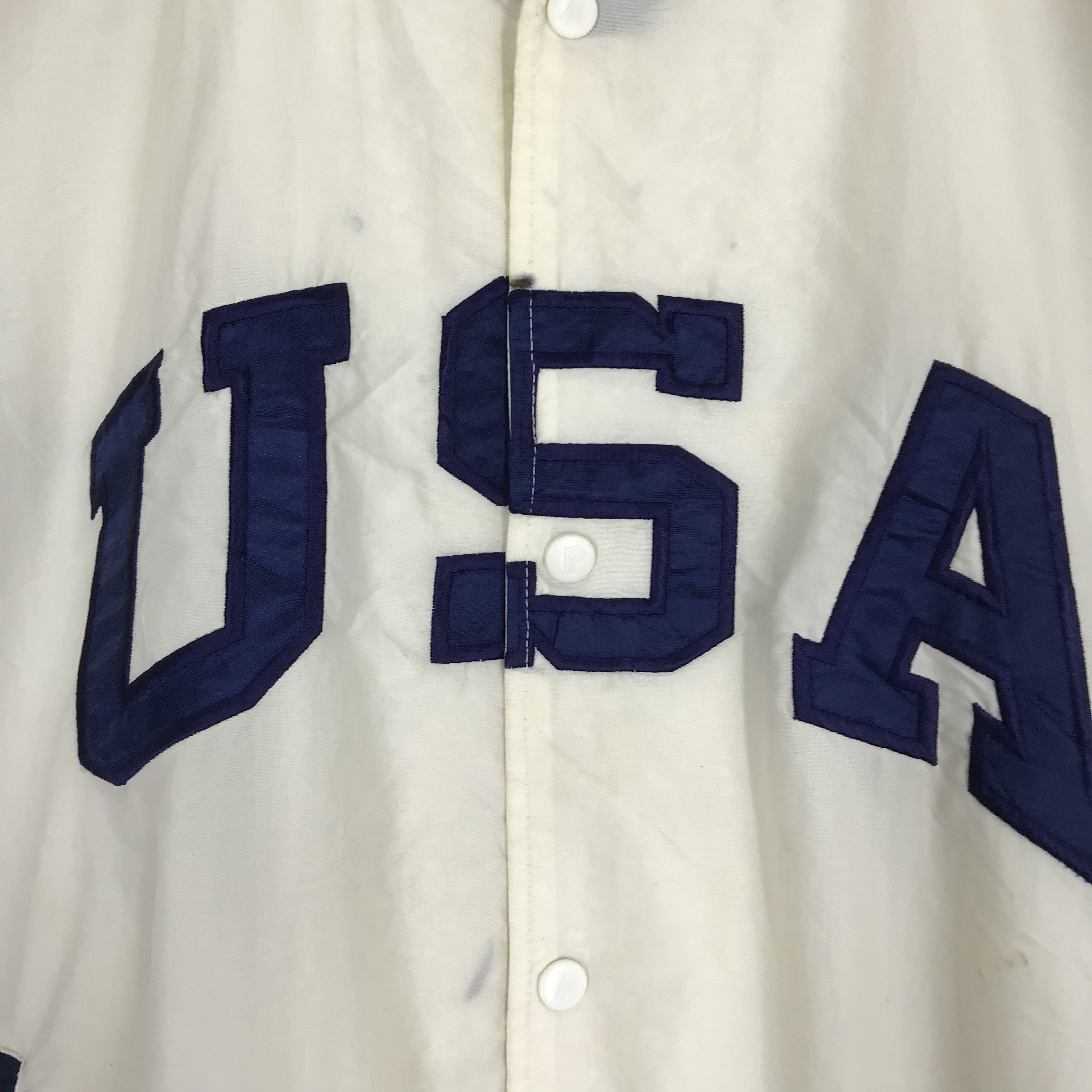 Pro Player Vintage 90s USA Varsity Jacket Baseball Big Logo Usa Size US XXL / EU 58 / 5 - 5 Thumbnail