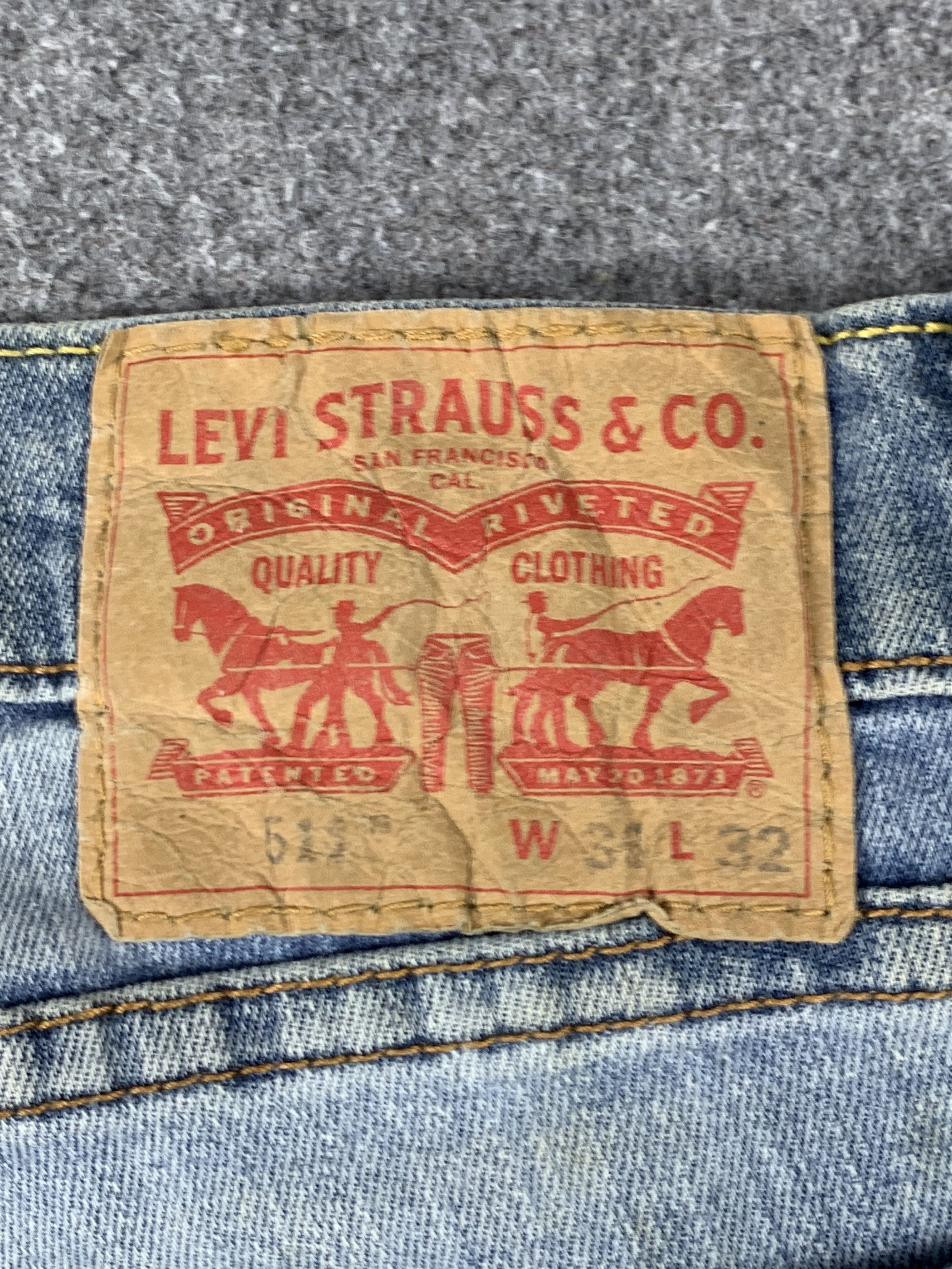 Levi's × Vintage Vintage Levis 511 Faded Blue Jeans DP2026 Size US 34 / EU 50 - 4 Thumbnail