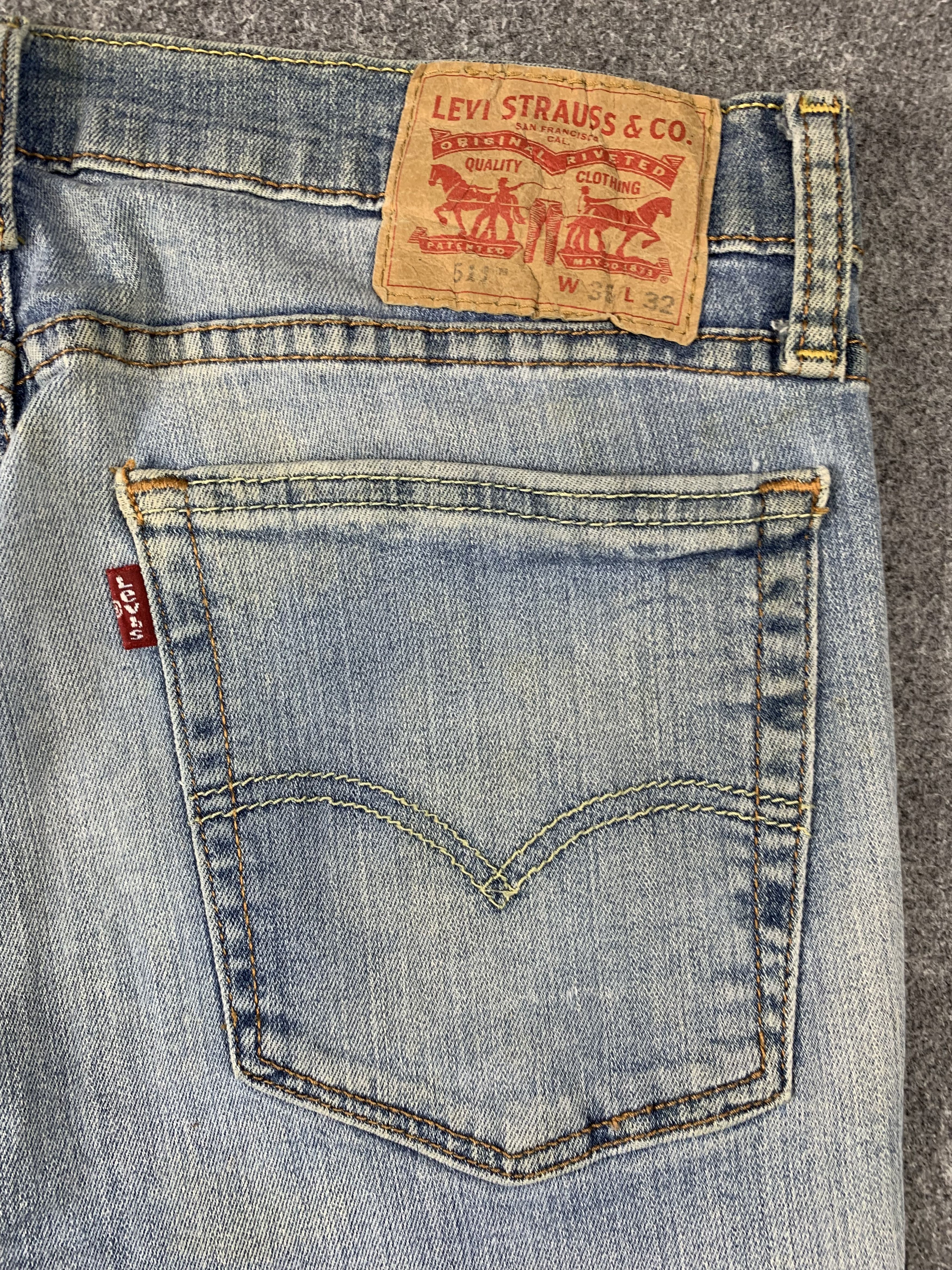 Levi's × Vintage Vintage Levis 511 Faded Blue Jeans DP2026 Size US 34 / EU 50 - 15 Thumbnail