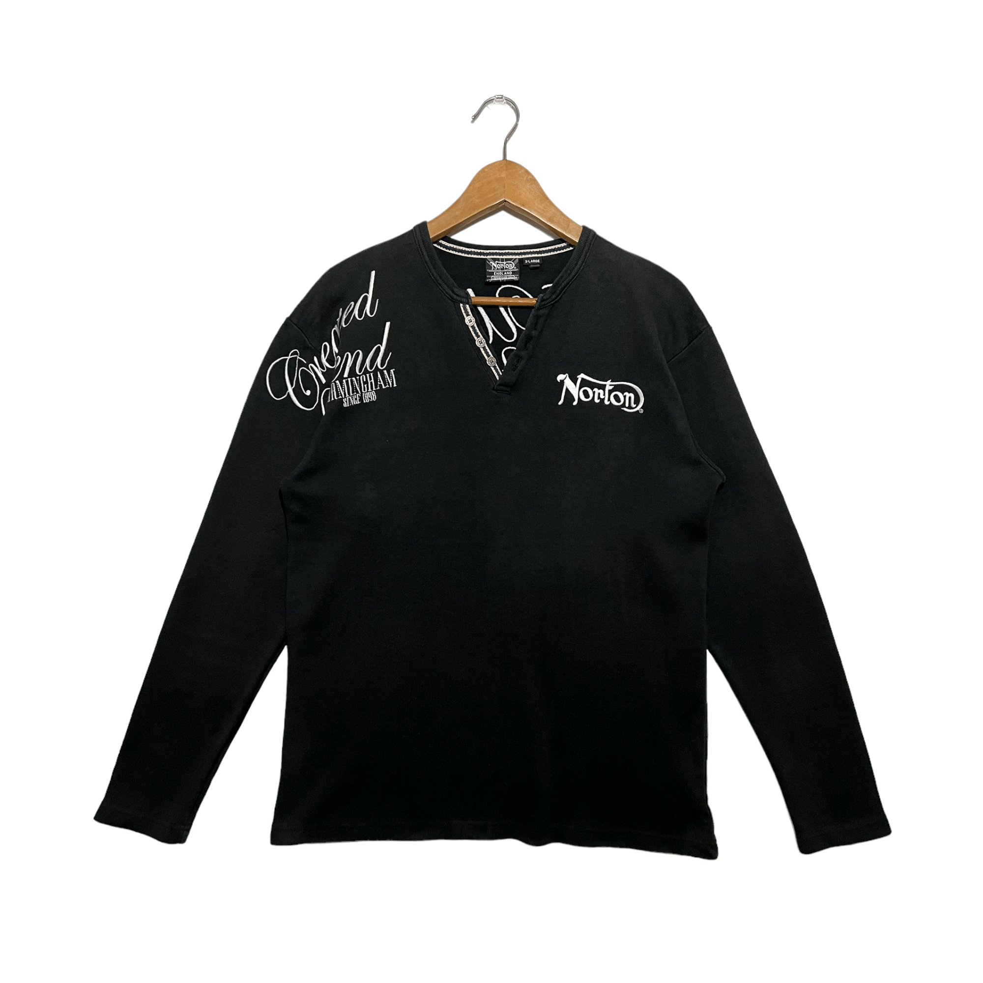 Vintage Norton Embroidered Big Logo Shirt Size US S / EU 44-46 / 1 - 3 Thumbnail