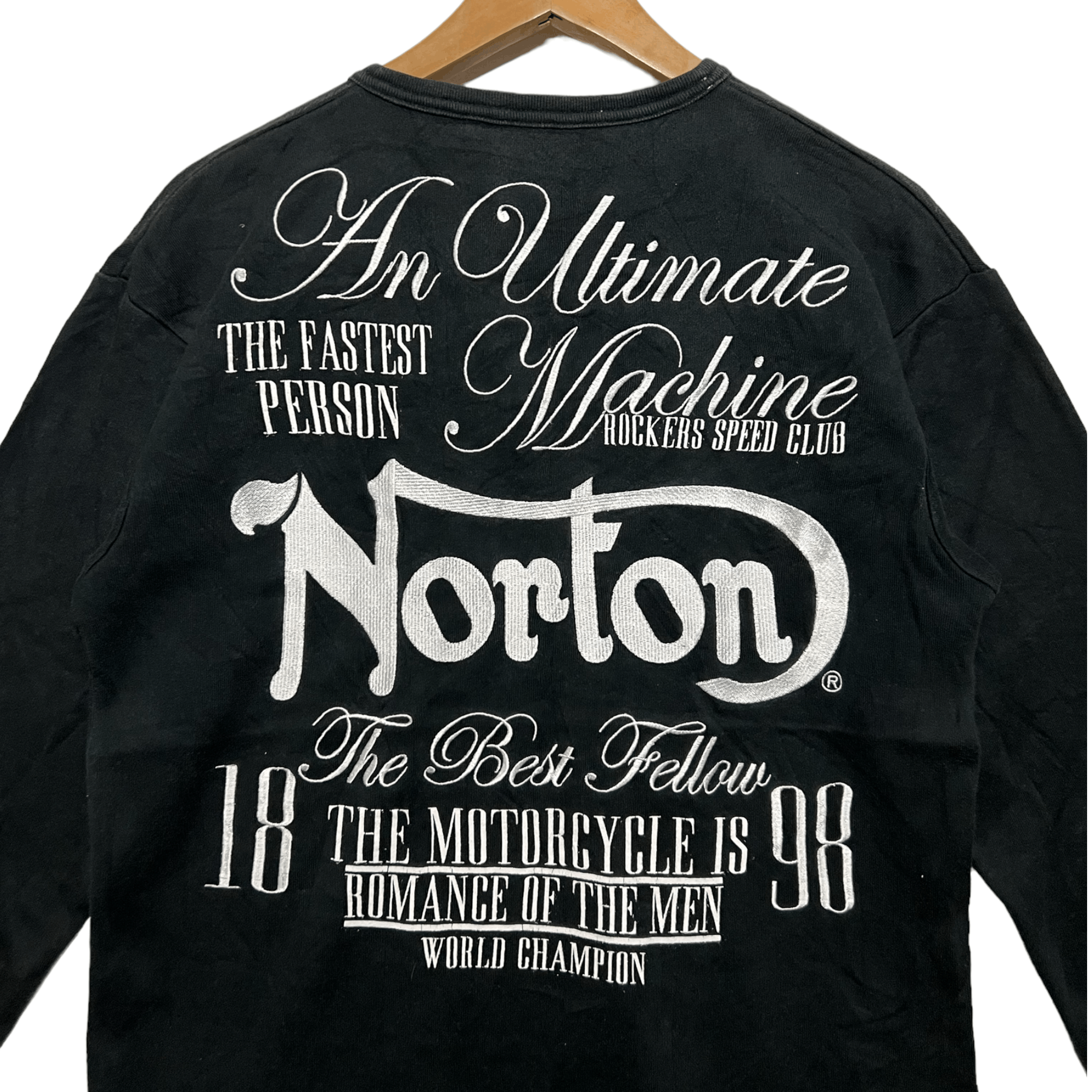 Vintage Norton Embroidered Big Logo Shirt Size US S / EU 44-46 / 1 - 2 Thumbnail