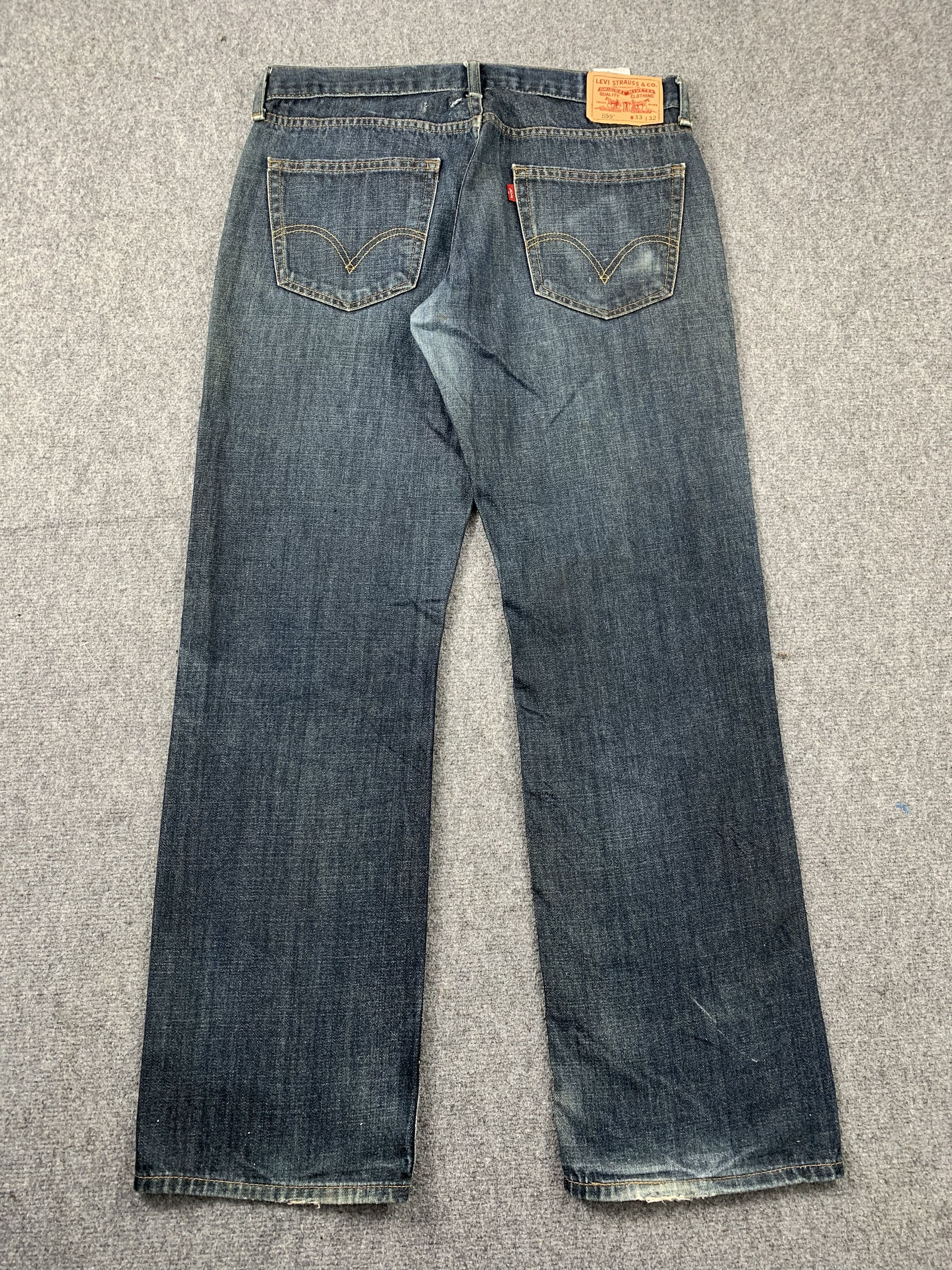 Levi's Vintage Levis 559 Light Blue Jeans DP2028 Size US 33 - 3 Thumbnail