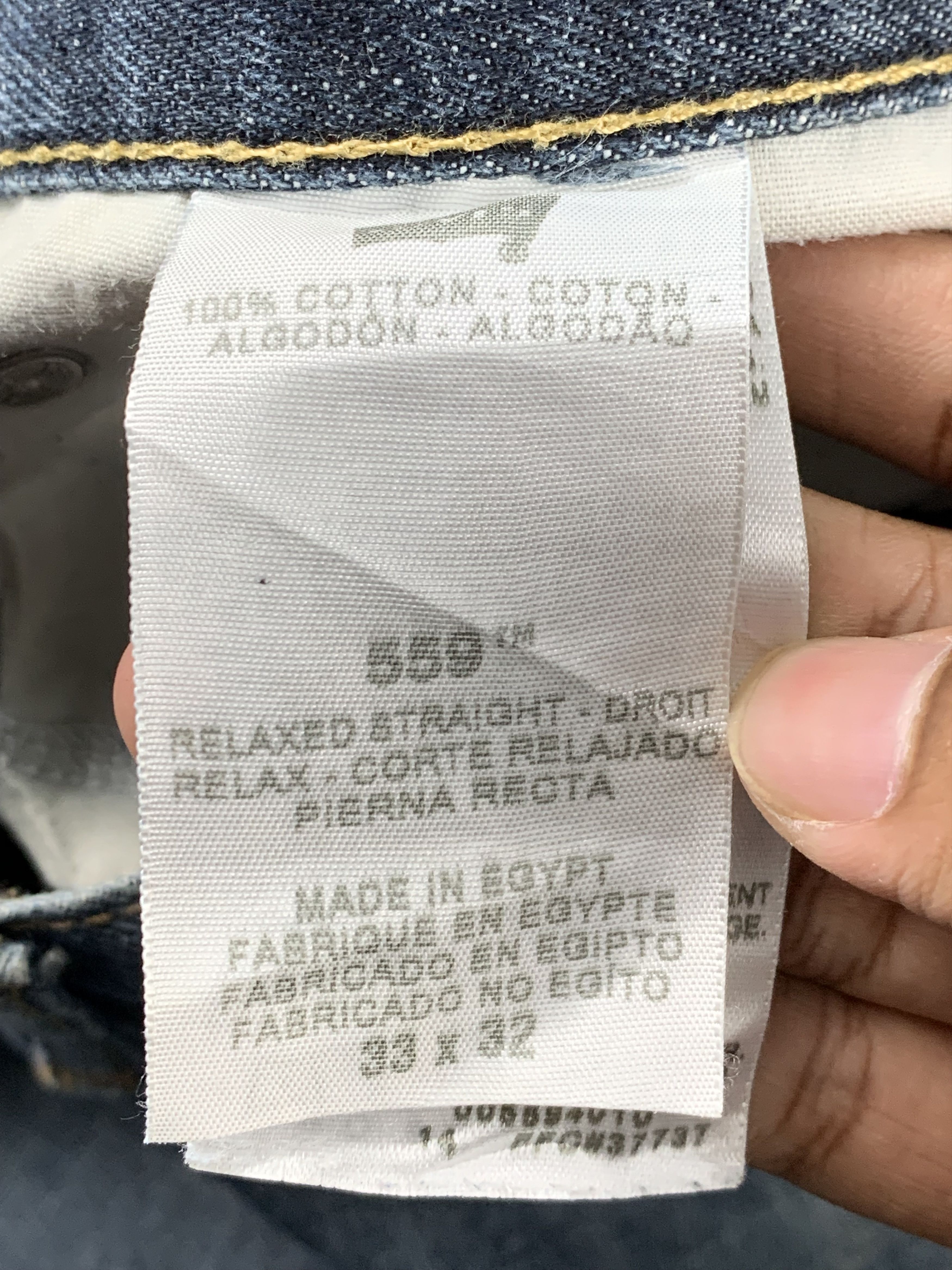 Levi's Vintage Levis 559 Light Blue Jeans DP2028 Size US 33 - 8 Thumbnail