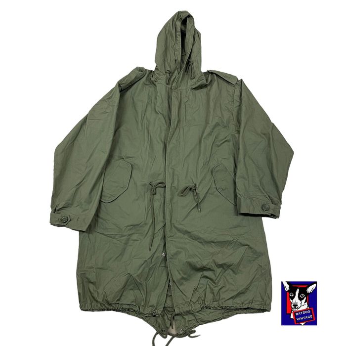 US MILITARY FISHTAIL PARKA JACKET ARMY M65 EXTREME COLD GENUINE OD SMALL | #1849634498