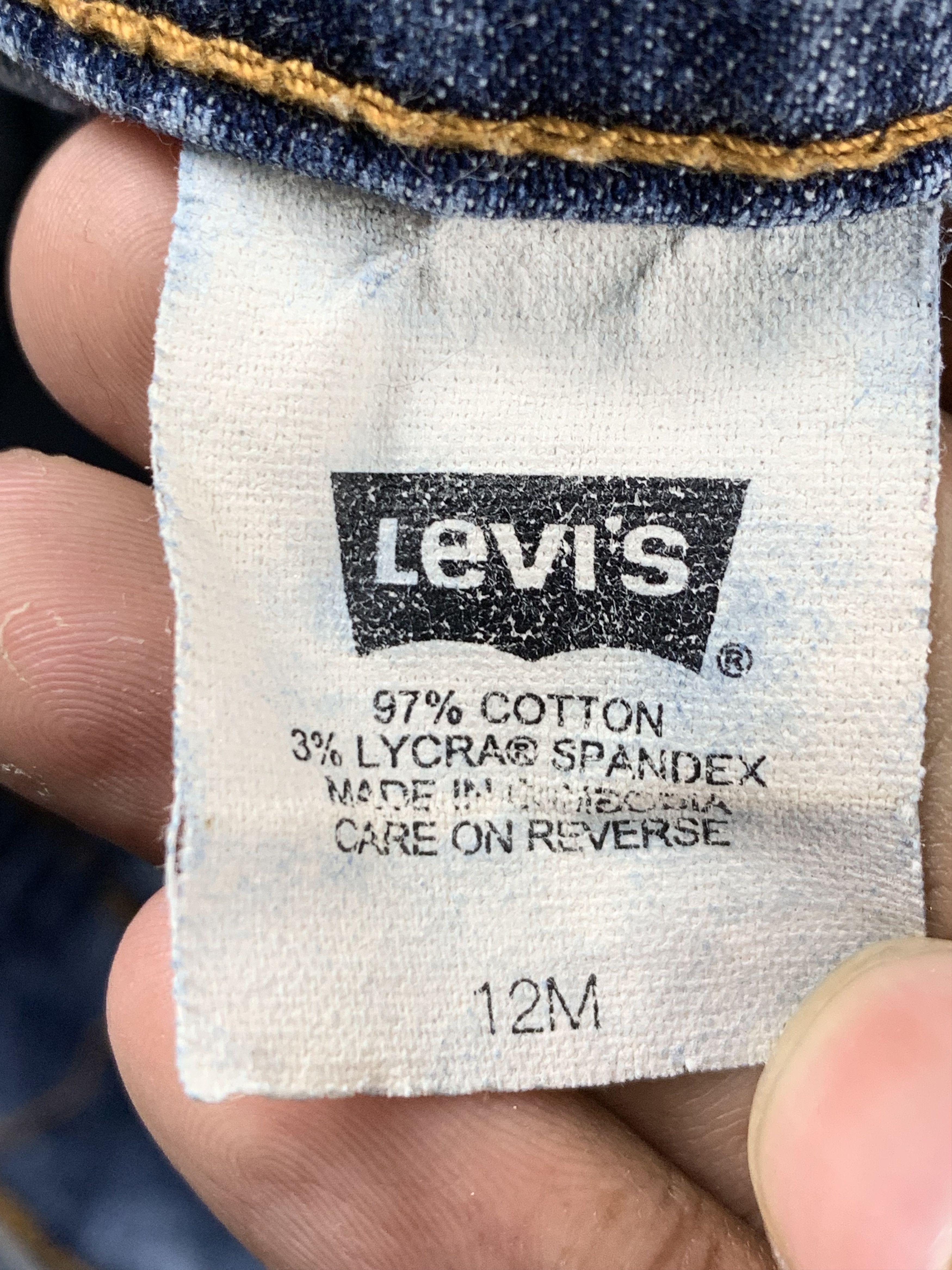 Levi's Vintage 90s Levis Light Blue Jeans DP2029 Size US 31 - 6 Thumbnail