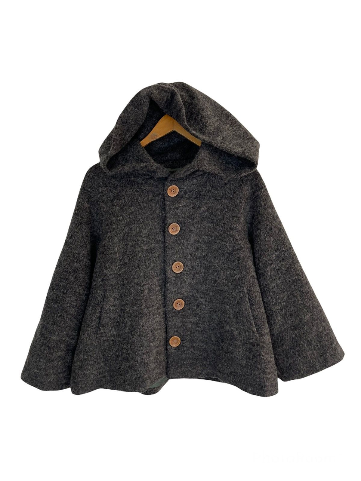 Issey Miyake × Japanese Brand × Ne-Net Issey Miyake MOHAIR Hoodie Jacket Crop Size US S / EU 44-46 / 1 - 1 Thumbnail