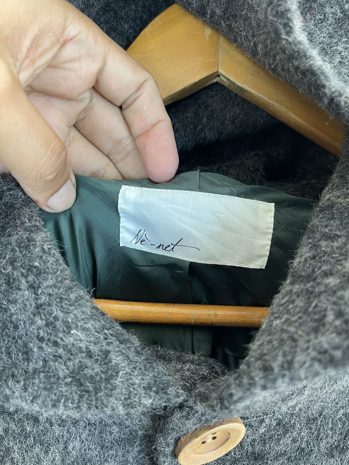 Issey Miyake × Japanese Brand × Ne-Net Issey Miyake MOHAIR Hoodie Jacket Crop Size US S / EU 44-46 / 1 - 5 Thumbnail