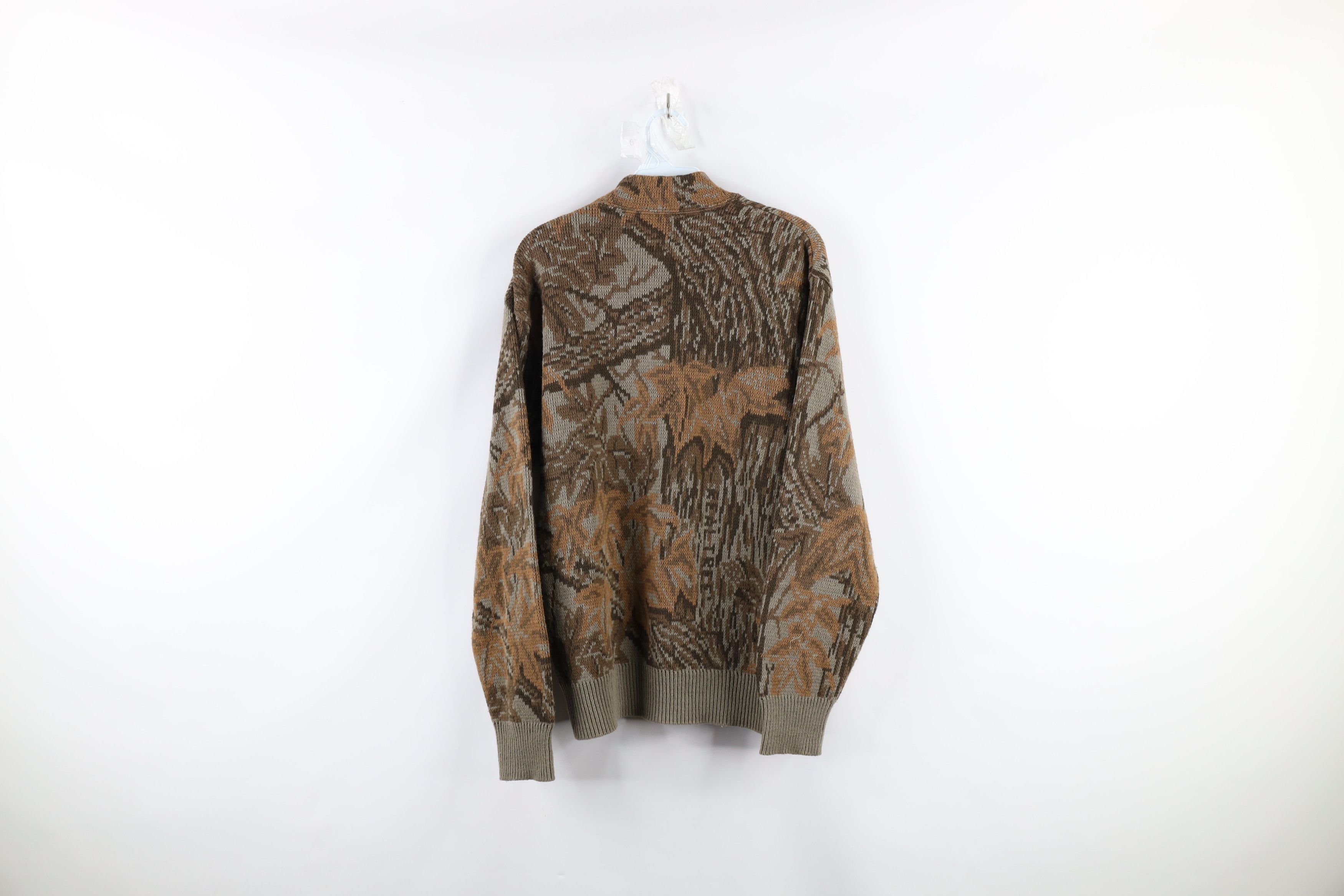 Vintage Vintage 90s Streetwear Realtree Camouflage Henley Sweater Size US M / EU 48-50 / 2 - 5 Thumbnail