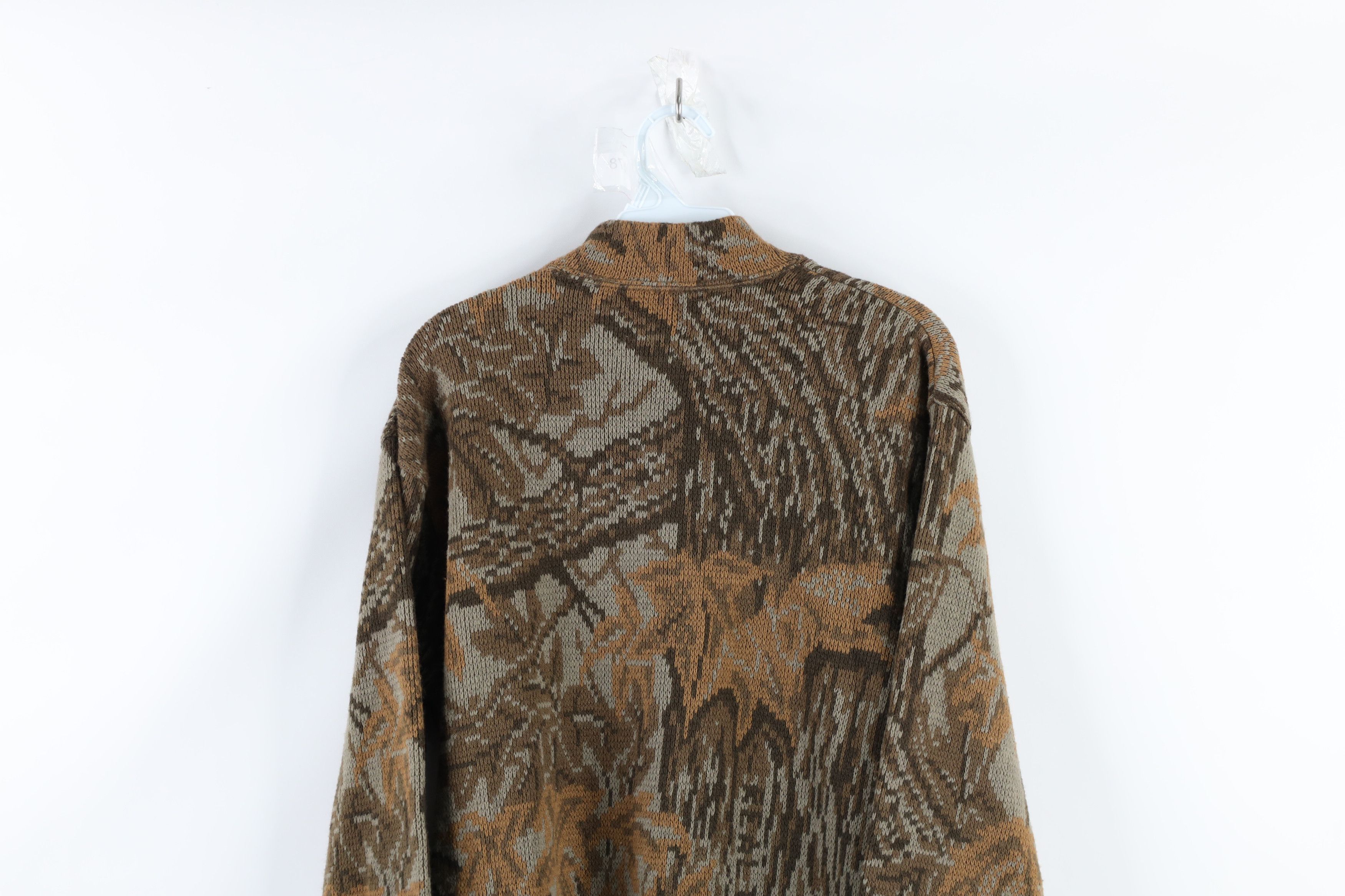 Vintage Vintage 90s Streetwear Realtree Camouflage Henley Sweater Size US M / EU 48-50 / 2 - 6 Thumbnail