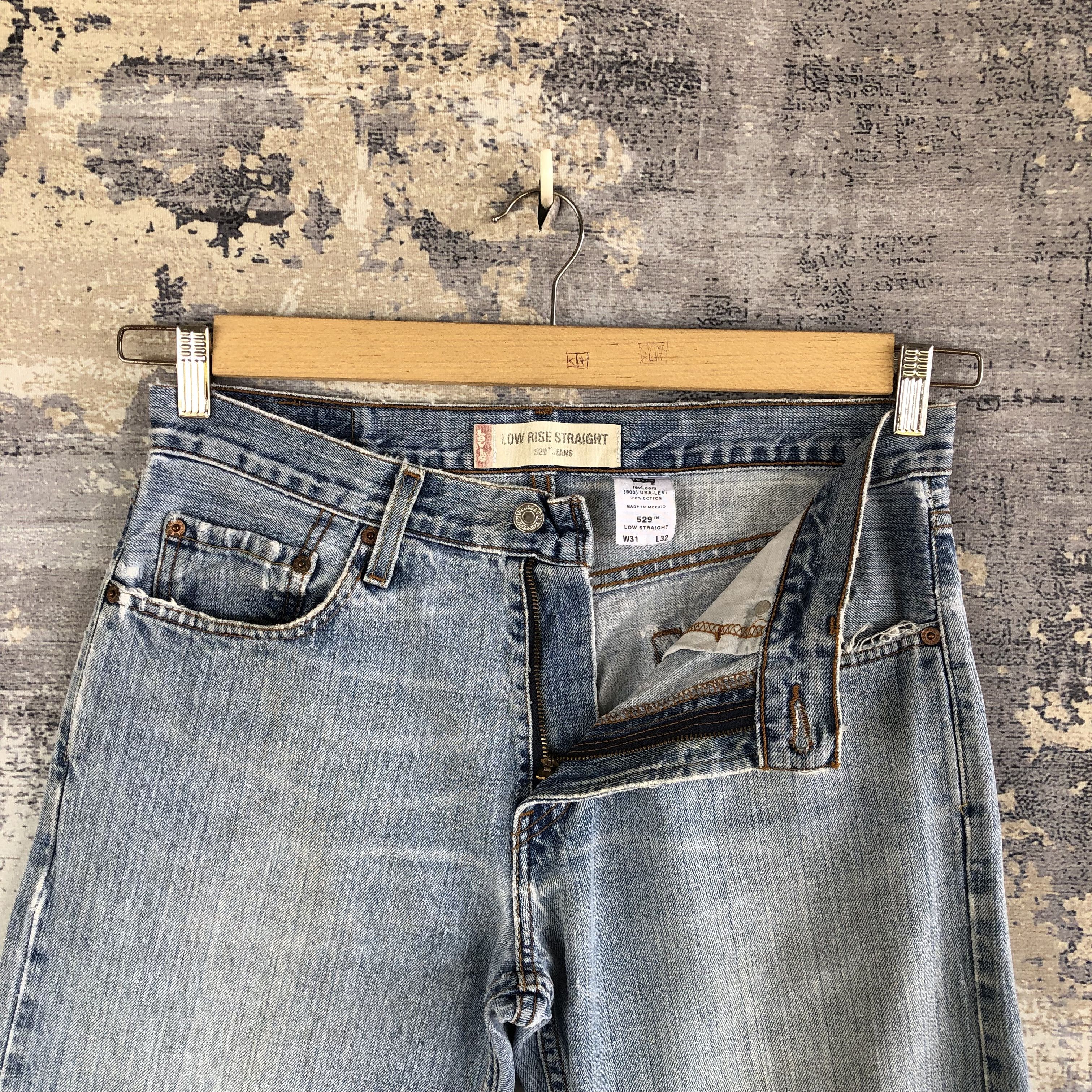 Jean × Levi's Levis Distressed Sun Faded Jenas Levis Light Wash Denim Size US 32 / EU 48 - 6 Thumbnail