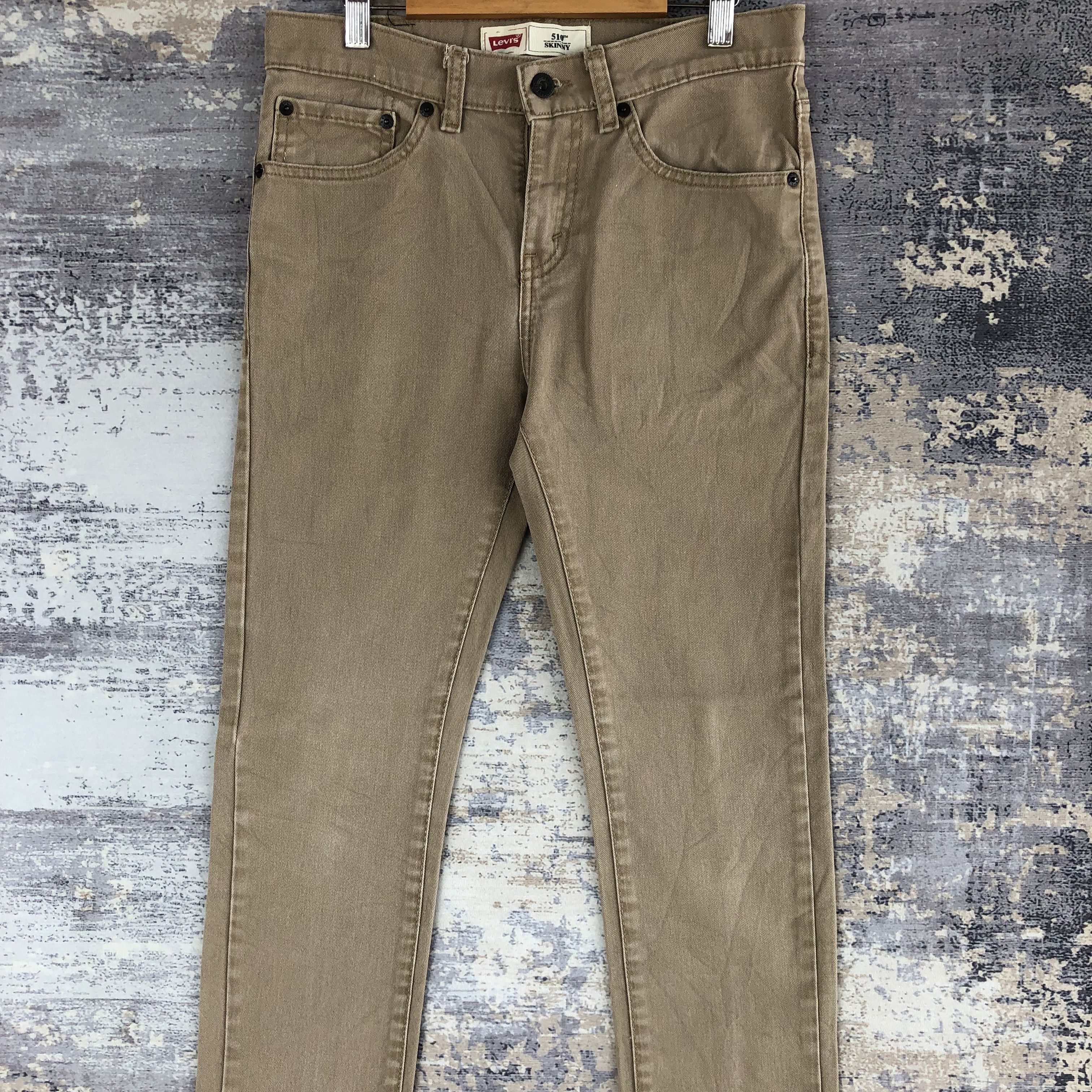 Levi's Vintage Levi's Jeans Levis Brown Skinny Denim Pants Size 28" / US 6 / IT 42 - 3 Thumbnail