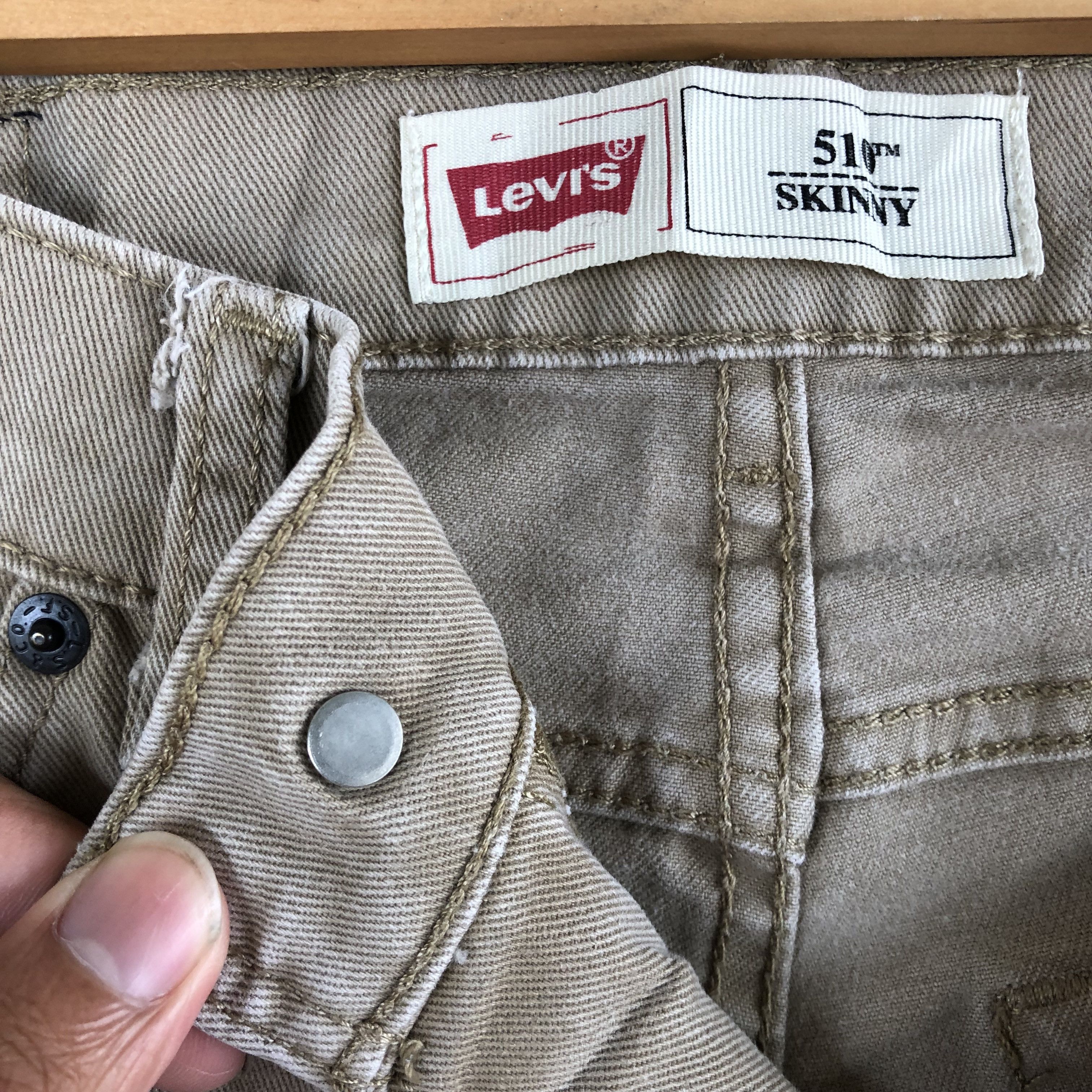 Levi's Vintage Levi's Jeans Levis Brown Skinny Denim Pants Size 28" / US 6 / IT 42 - 7 Thumbnail
