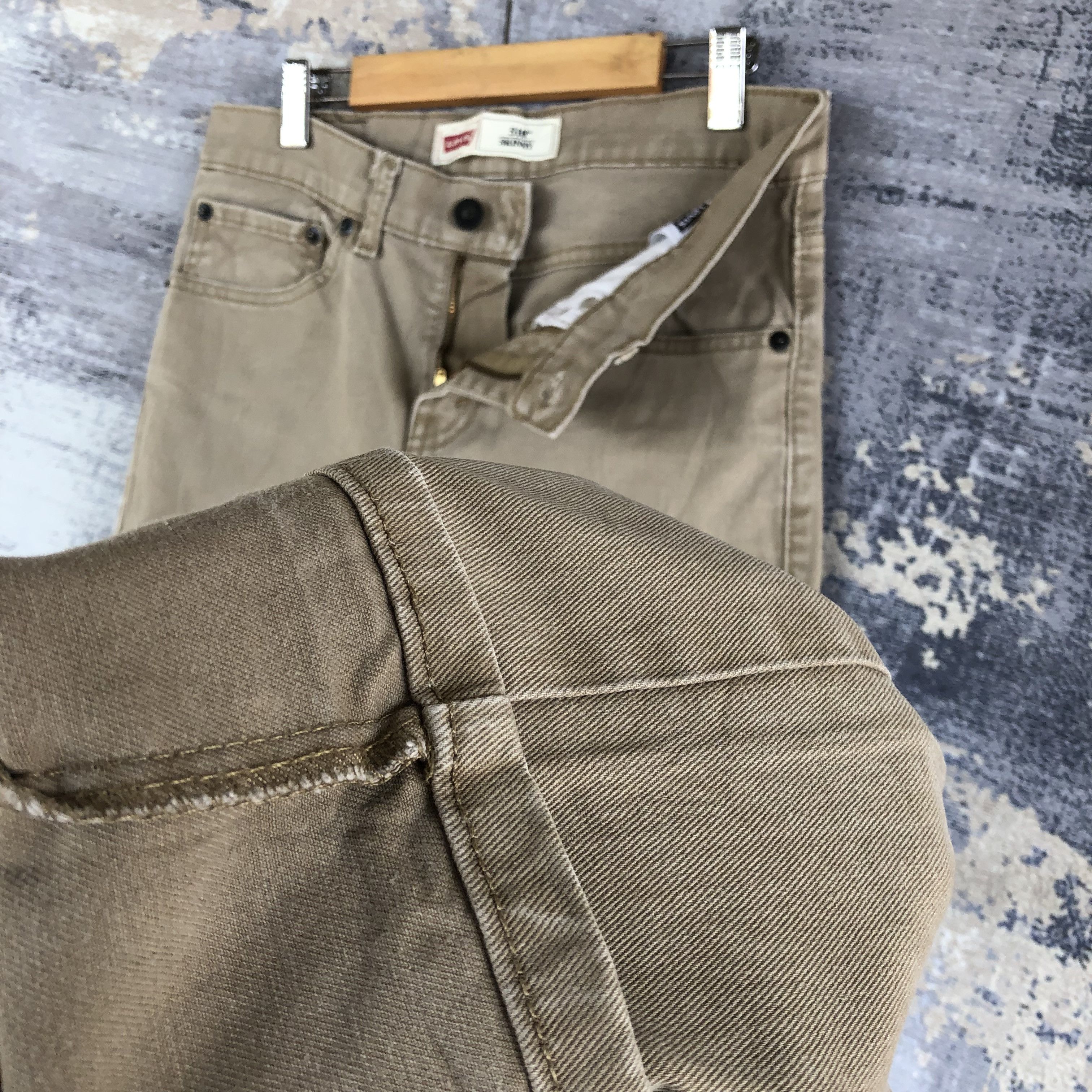 Levi's Vintage Levi's Jeans Levis Brown Skinny Denim Pants Size 28" / US 6 / IT 42 - 8 Thumbnail