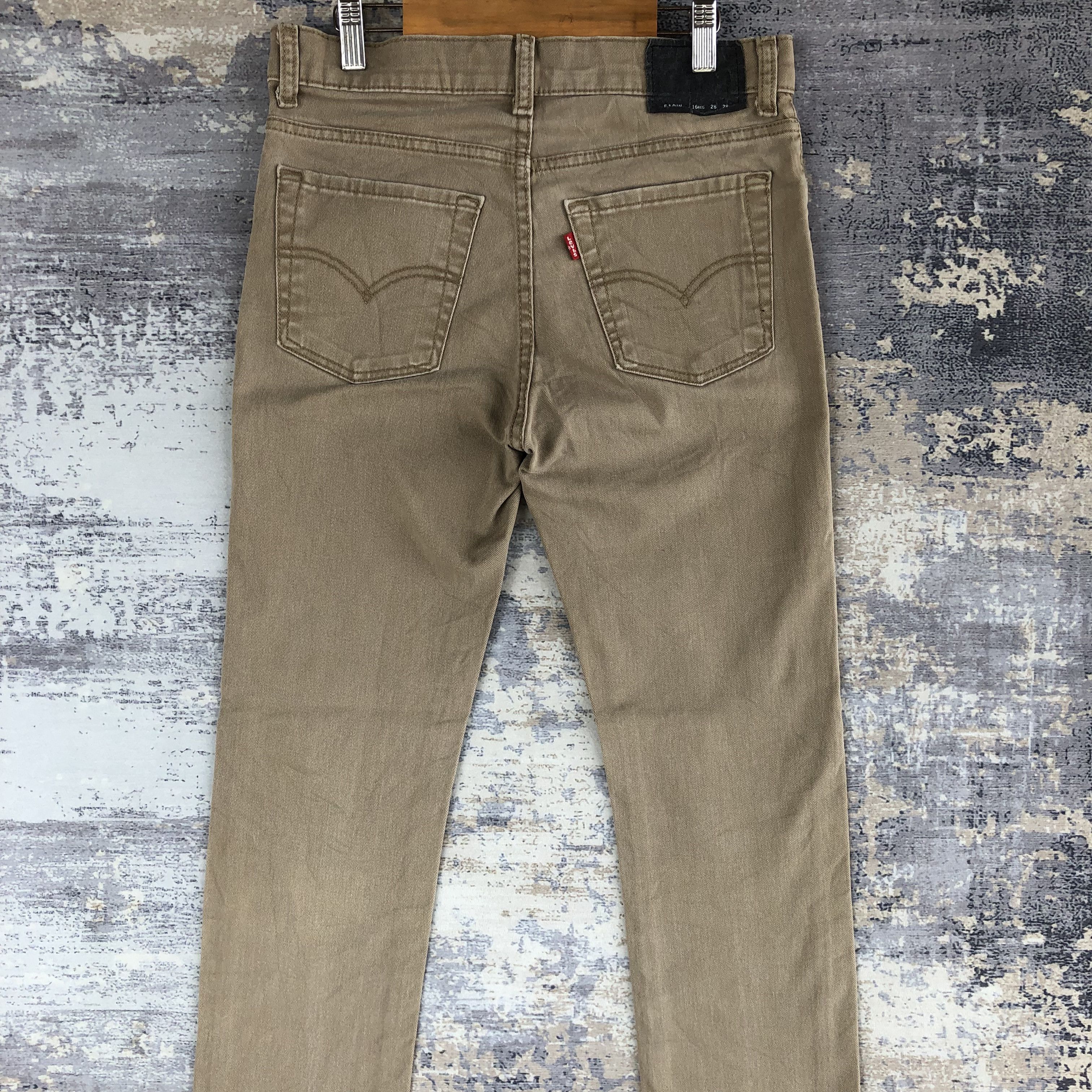 Levi's Vintage Levi's Jeans Levis Brown Skinny Denim Pants Size 28" / US 6 / IT 42 - 4 Thumbnail
