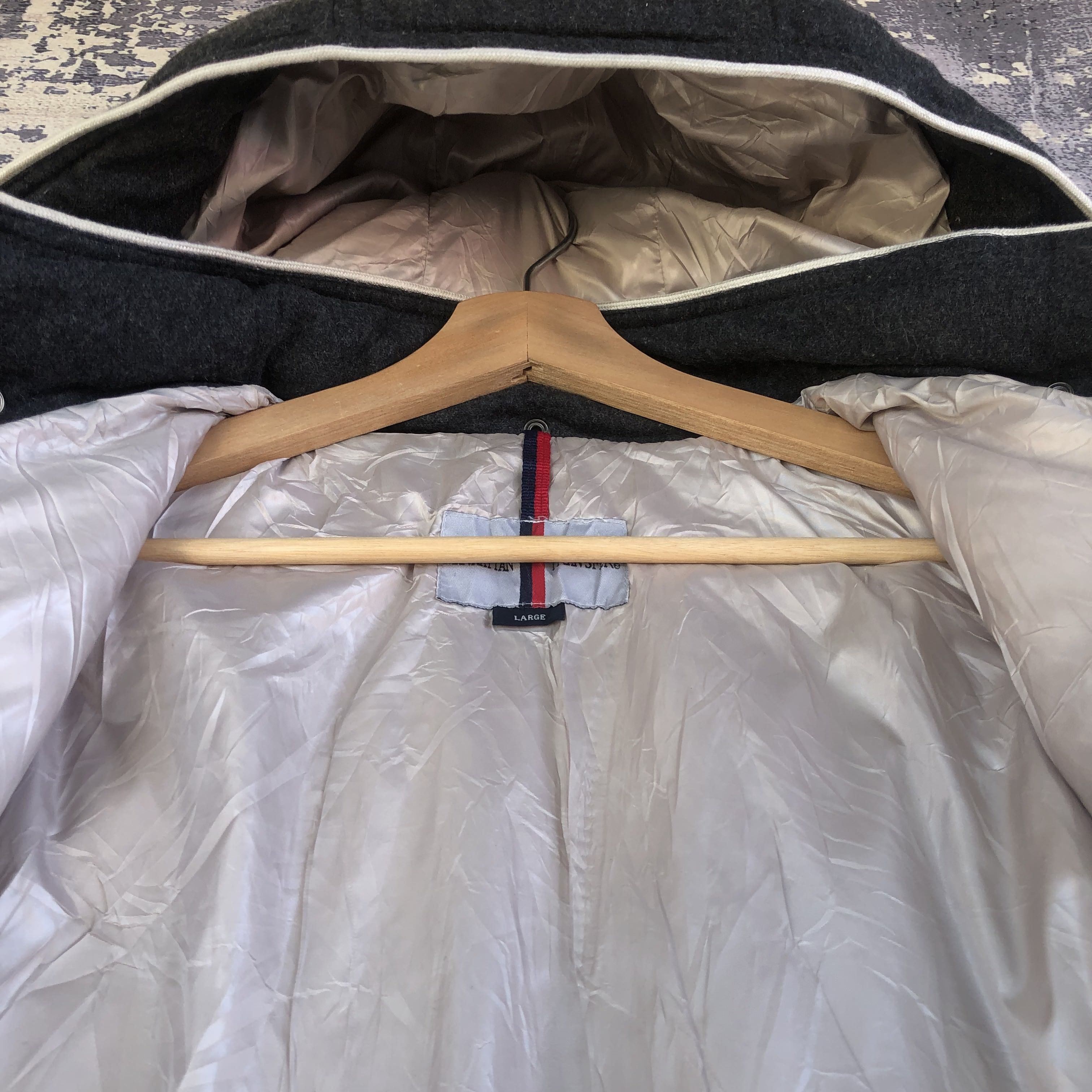 Japanese Brand × Vintage Manhattan Transfer Puffer Jacket Japanese Down Jacket Size US M / EU 48-50 / 2 - 10 Thumbnail