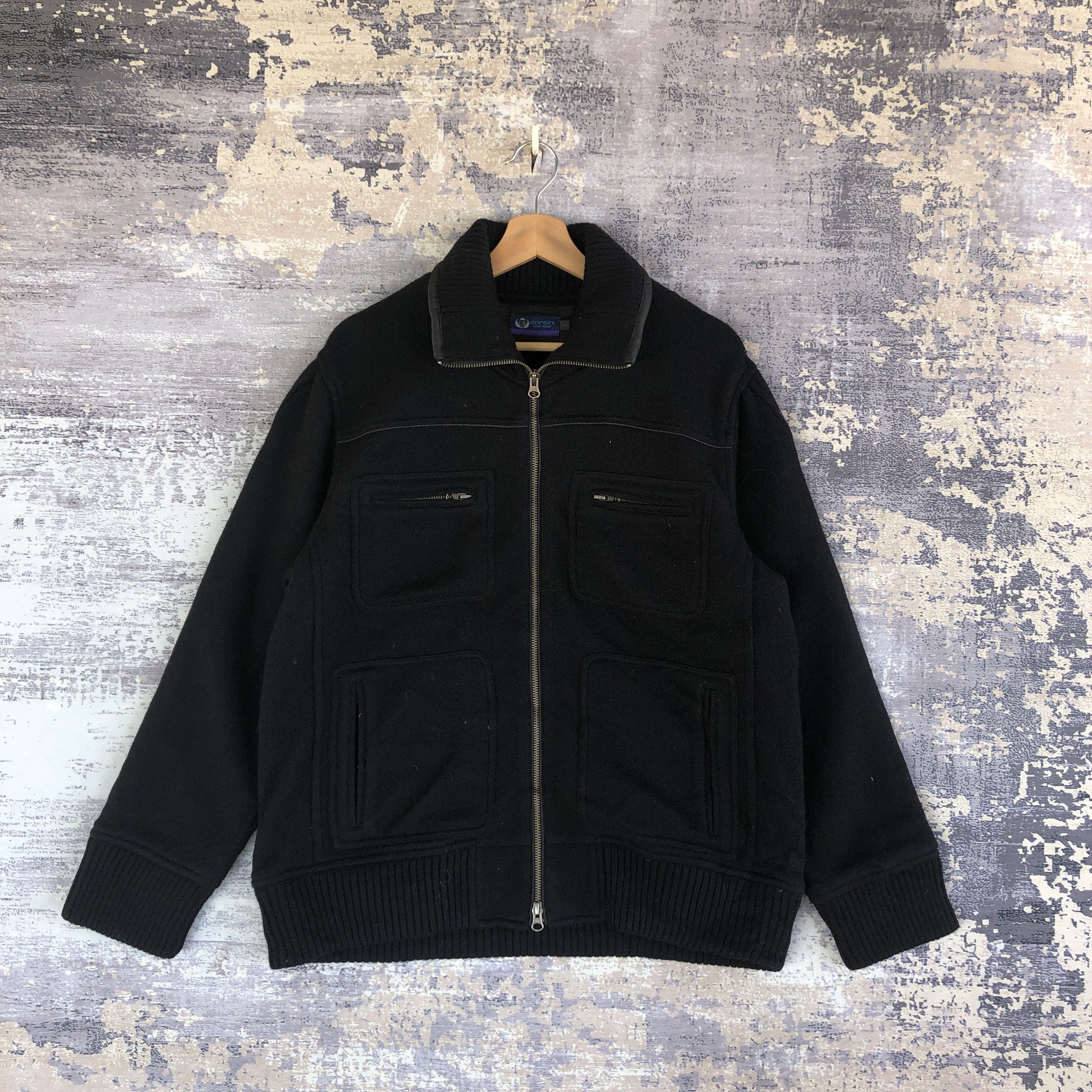 Vintage Vintage Corsoni Wool Jacket Bondage Japanese Wool Jacket Size US L / EU 52-54 / 3 - 1 Thumbnail