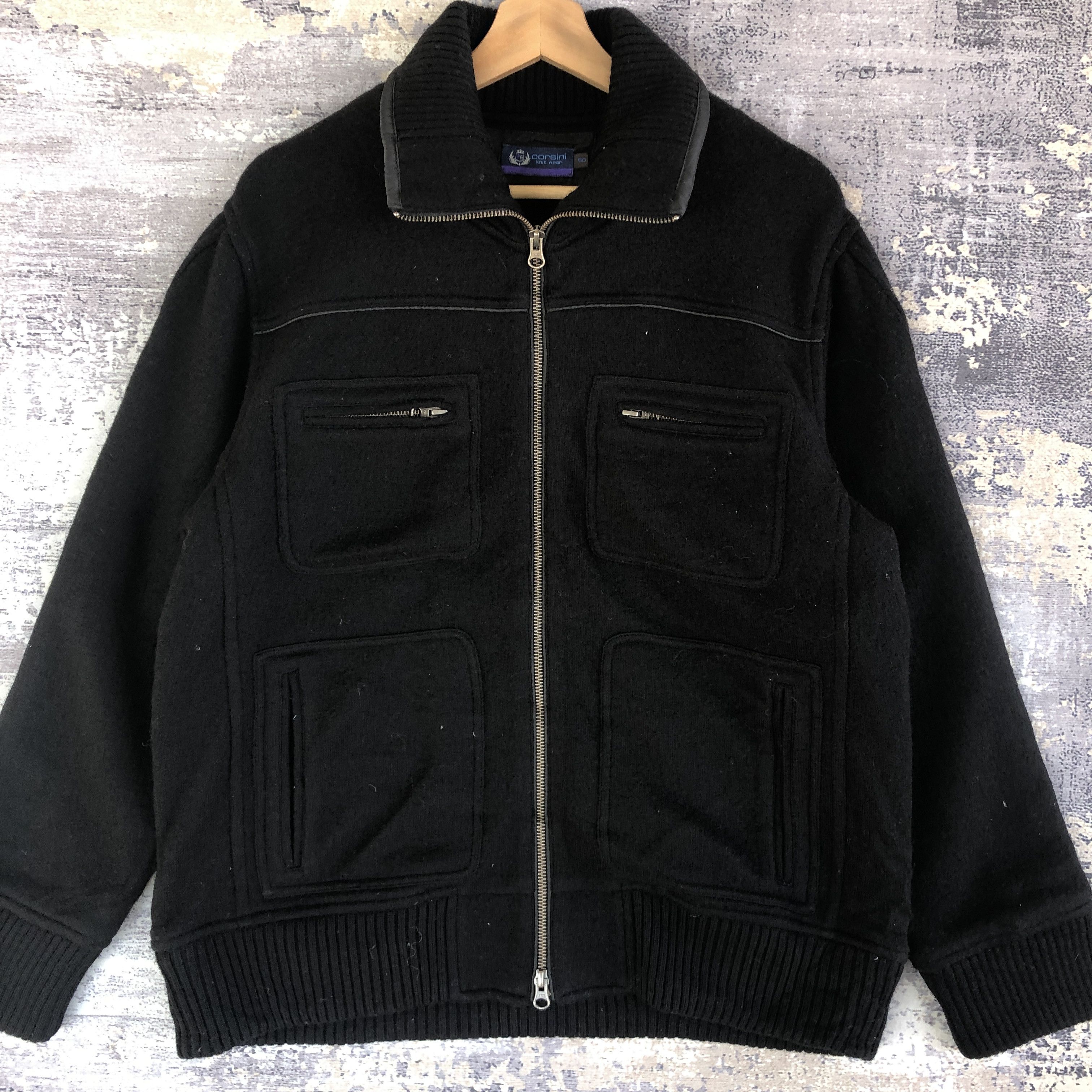 Vintage Vintage Corsoni Wool Jacket Bondage Japanese Wool Jacket Size US L / EU 52-54 / 3 - 4 Thumbnail