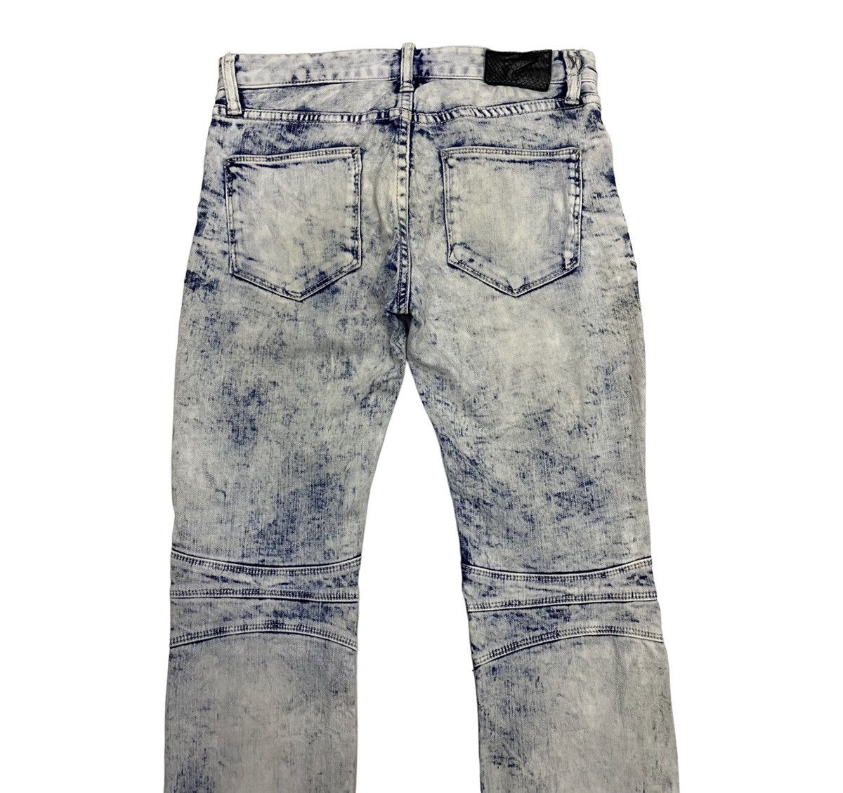Hysteric Glamour FUGA BLEACH WASHED BALMAIN INSPIRED RIDER MOTO DENIM PANTS Size US 30 / EU 46 - 2 Thumbnail