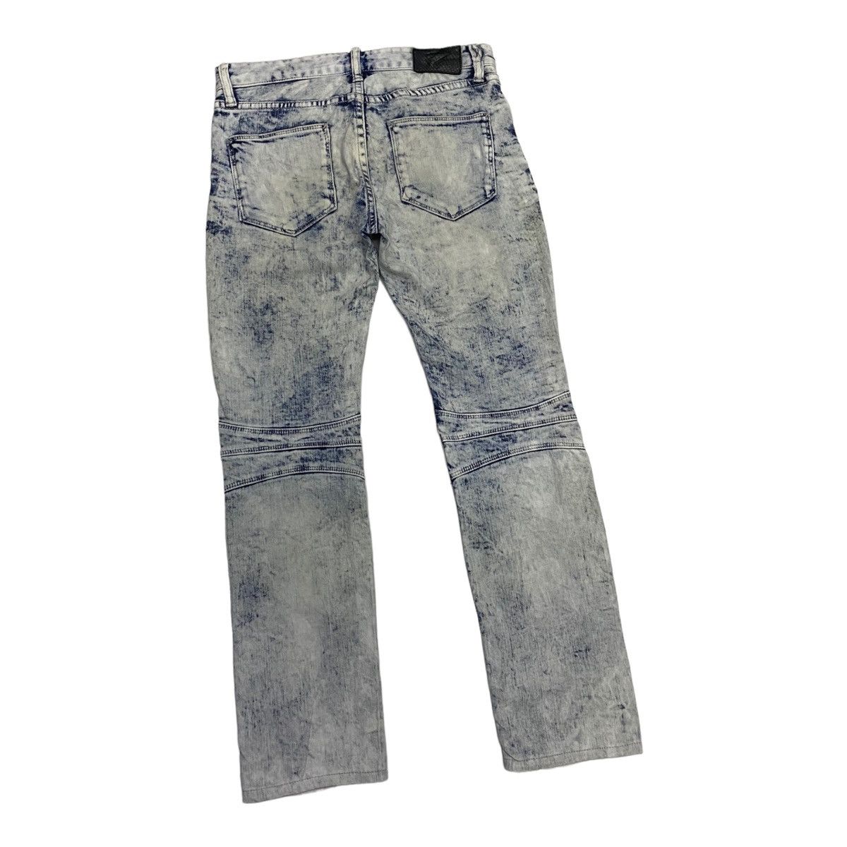 Hysteric Glamour FUGA BLEACH WASHED BALMAIN INSPIRED RIDER MOTO DENIM PANTS Size US 30 / EU 46 - 6 Thumbnail