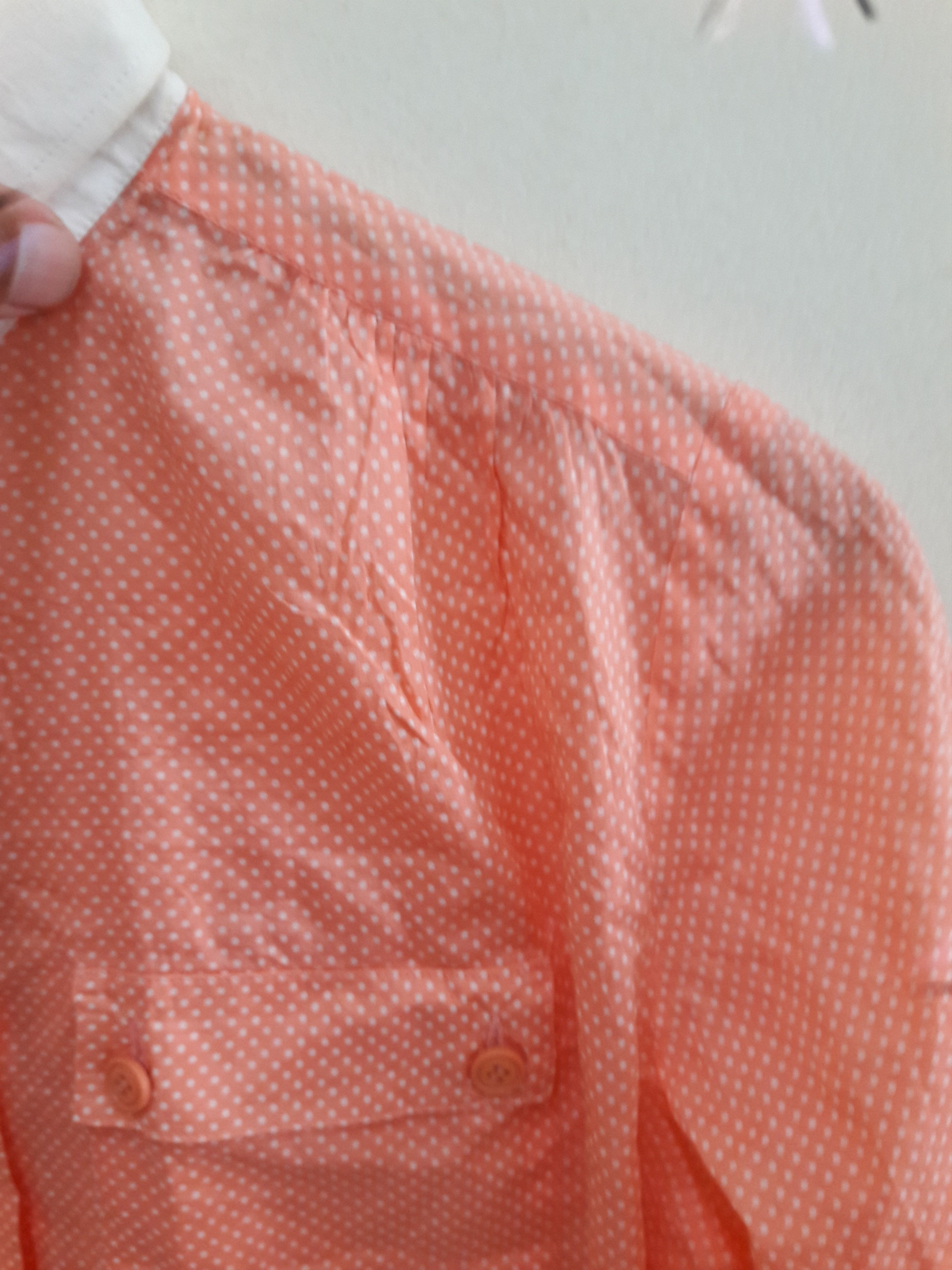 Christian Dior Monsieur Vintage Christian Dior Pret A Porter Polka Dot Sample Shirt Size M / US 6-8 / IT 42-44 - 4 Thumbnail