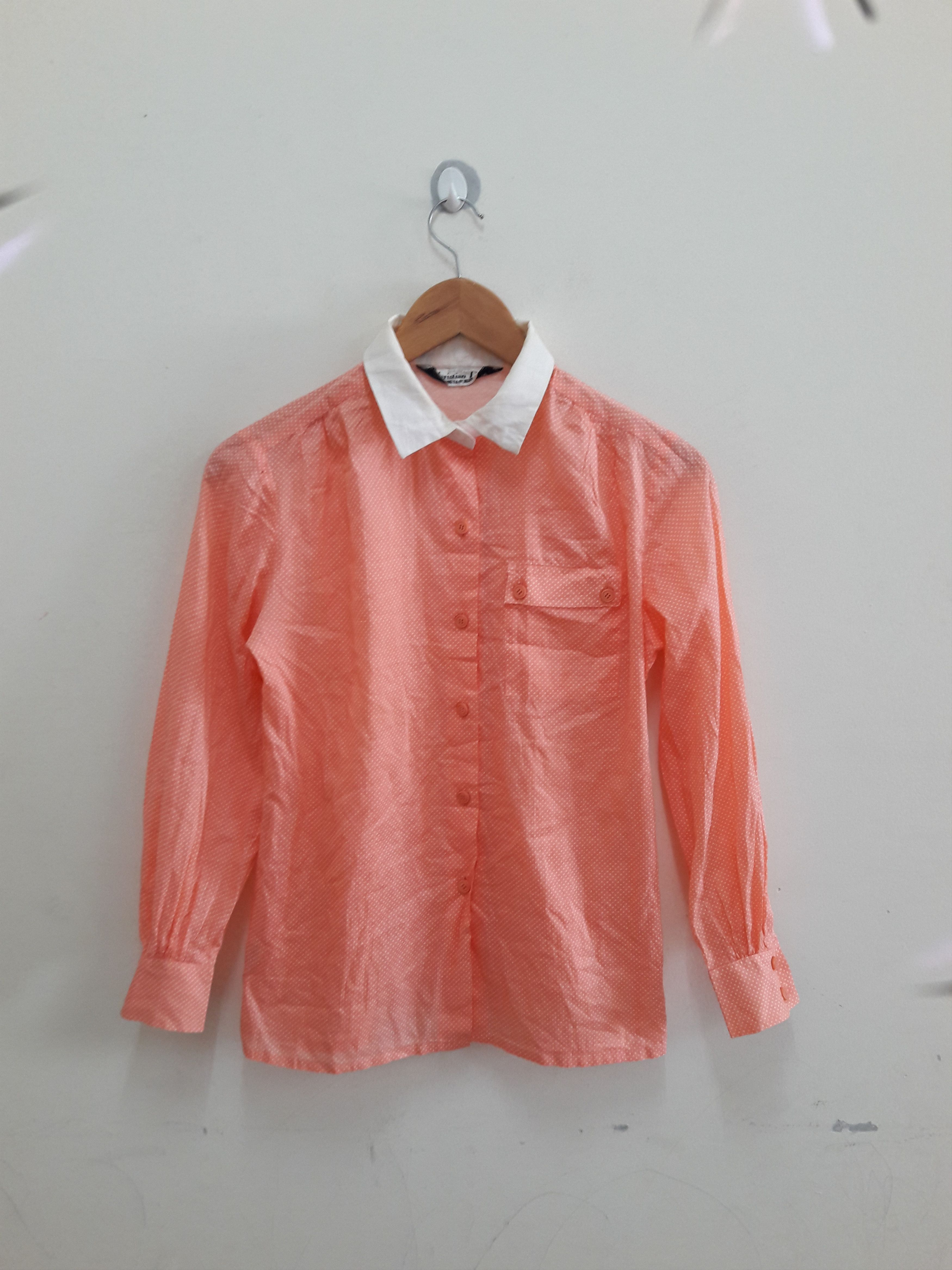 Christian Dior Monsieur Vintage Christian Dior Pret A Porter Polka Dot Sample Shirt Size M / US 6-8 / IT 42-44 - 1 Thumbnail