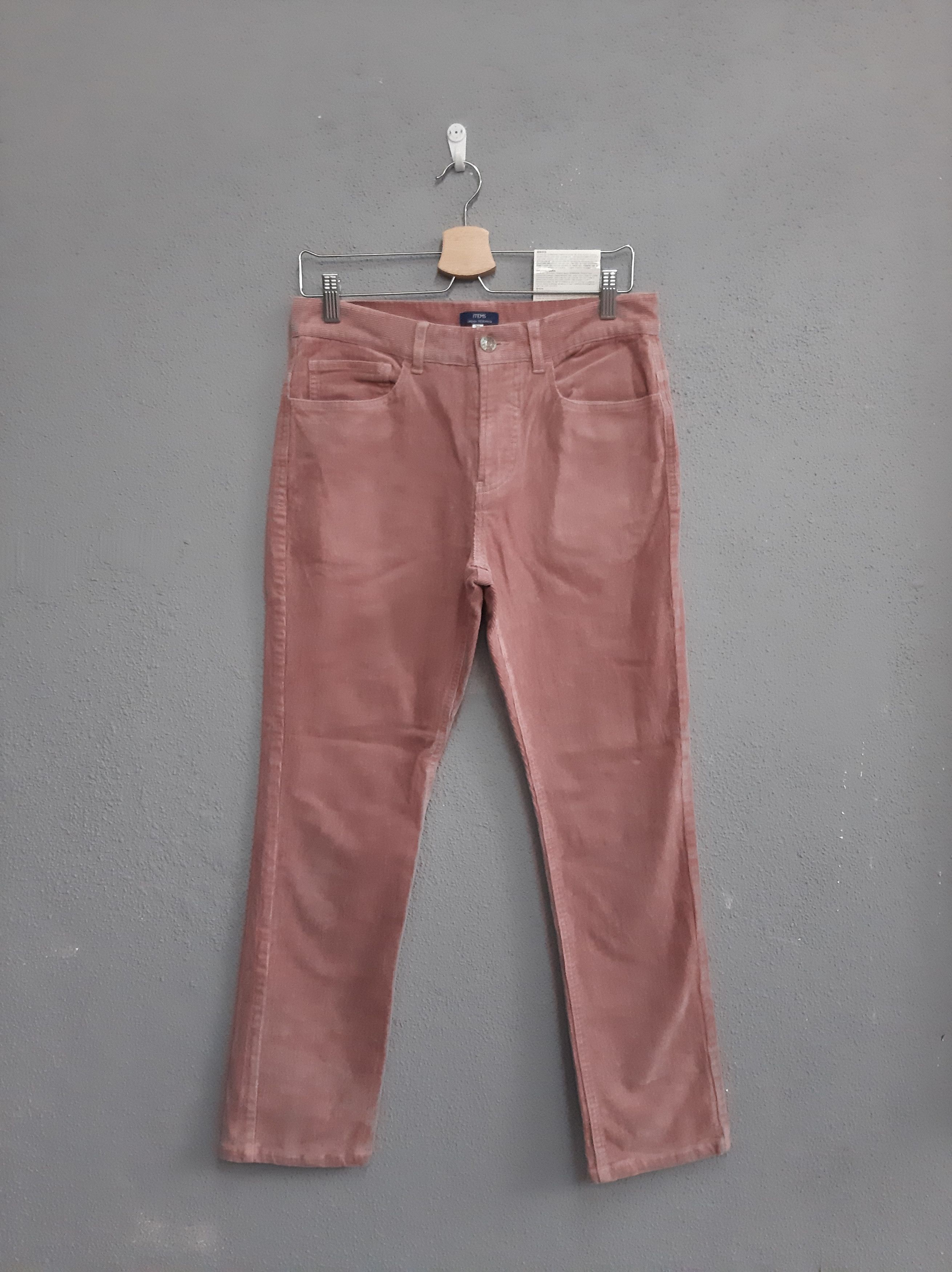 image of If Six Was Nine x Urban Research Doors Urban Research Corduroy Distressed Denim in Flamingos Home (