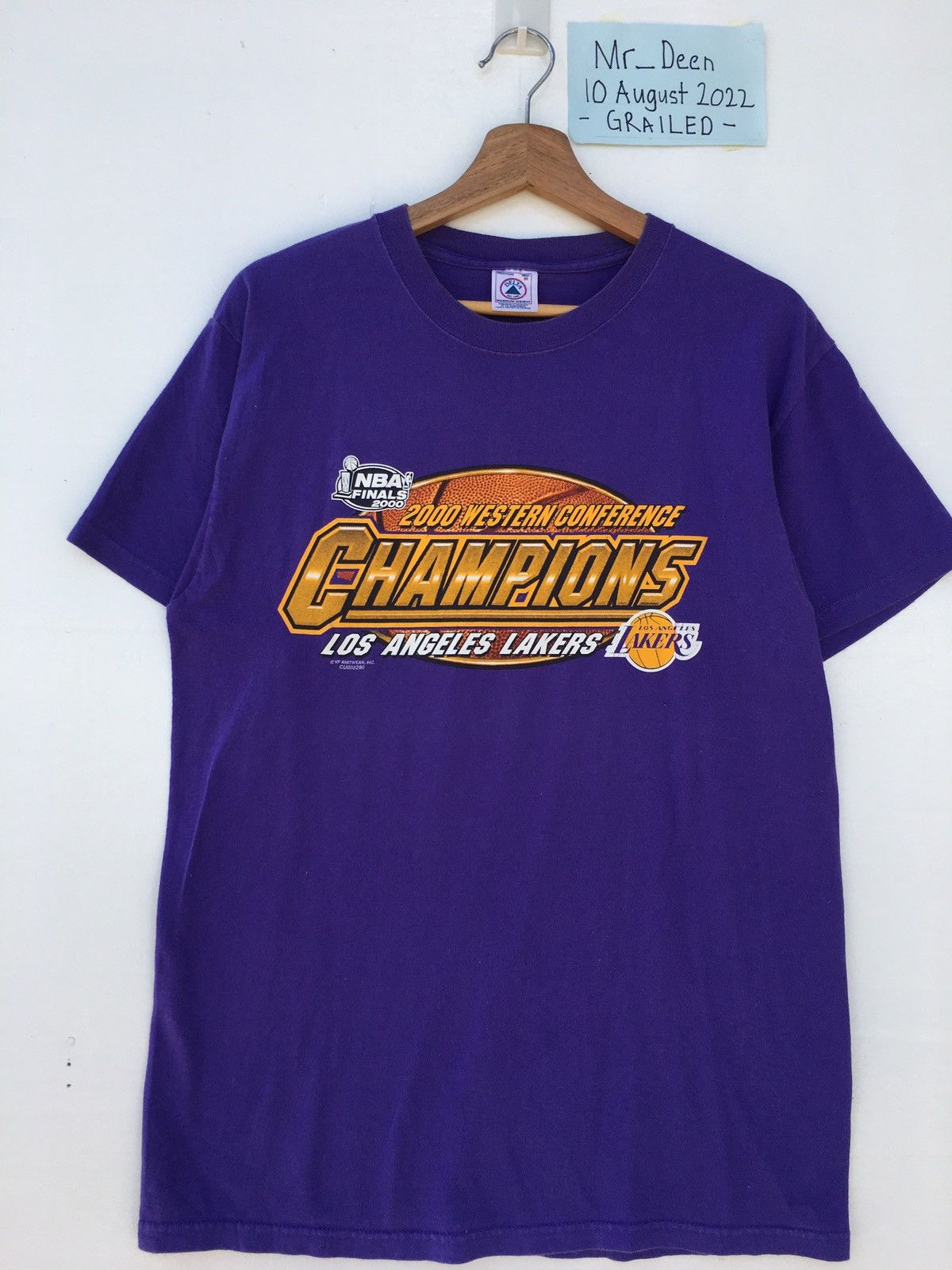 NBA Vintage Rare Champions Los Angeles Lakers NBA Final 2000 Tee Size US M / EU 48-50 / 2 - 5 Thumbnail