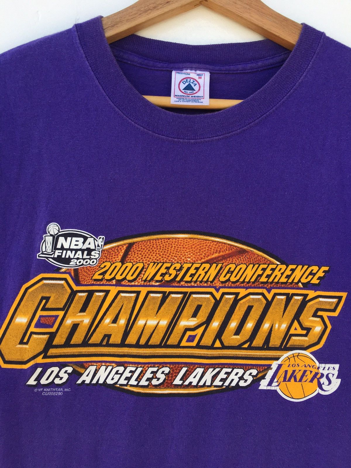 NBA Vintage Rare Champions Los Angeles Lakers NBA Final 2000 Tee Size US M / EU 48-50 / 2 - 7 Thumbnail