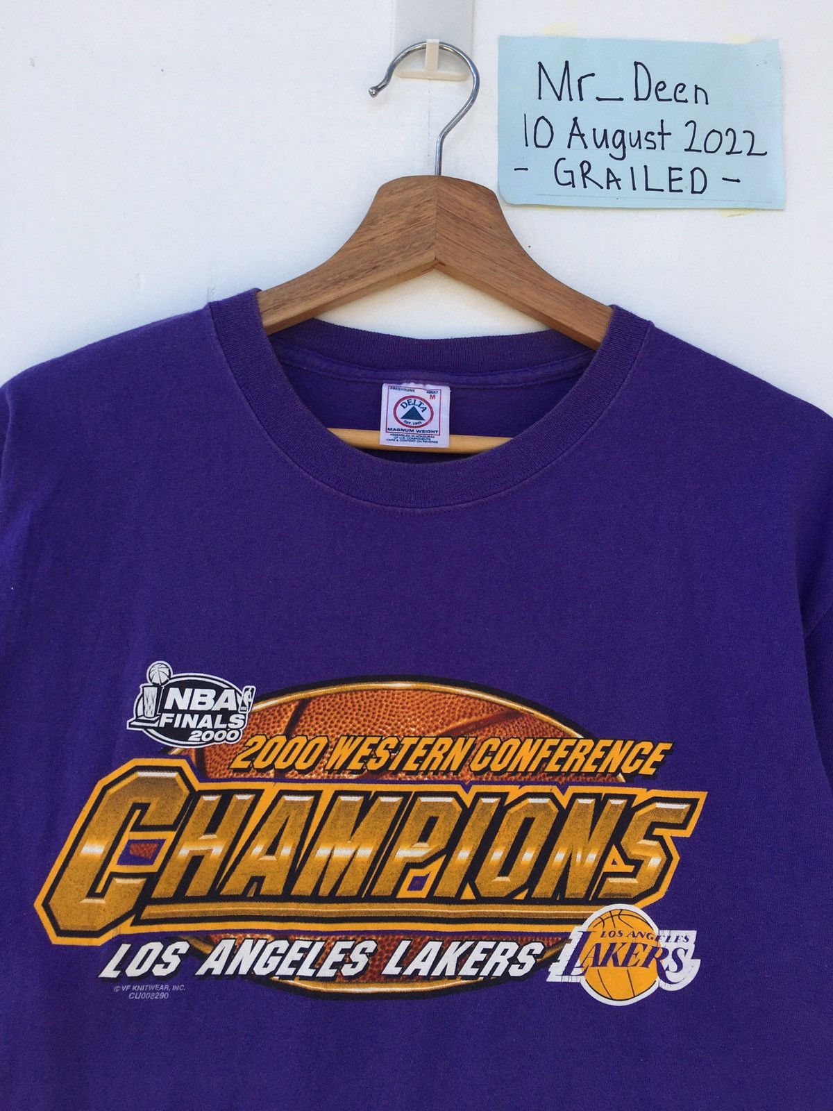 NBA Vintage Rare Champions Los Angeles Lakers NBA Final 2000 Tee Size US M / EU 48-50 / 2 - 6 Thumbnail