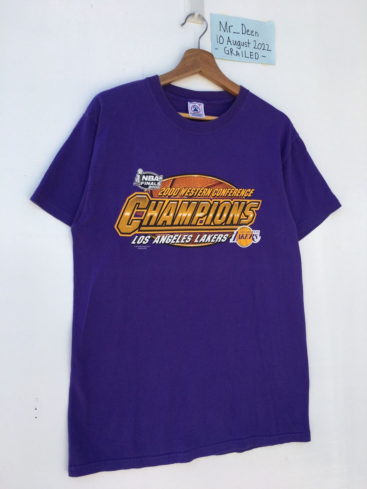 NBA Vintage Rare Champions Los Angeles Lakers NBA Final 2000 Tee Size US M / EU 48-50 / 2 - 3 Thumbnail