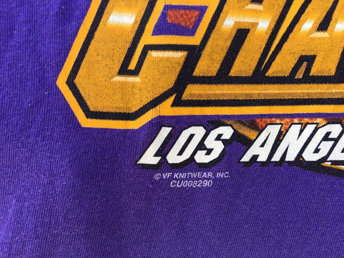 NBA Vintage Rare Champions Los Angeles Lakers NBA Final 2000 Tee Size US M / EU 48-50 / 2 - 9 Thumbnail