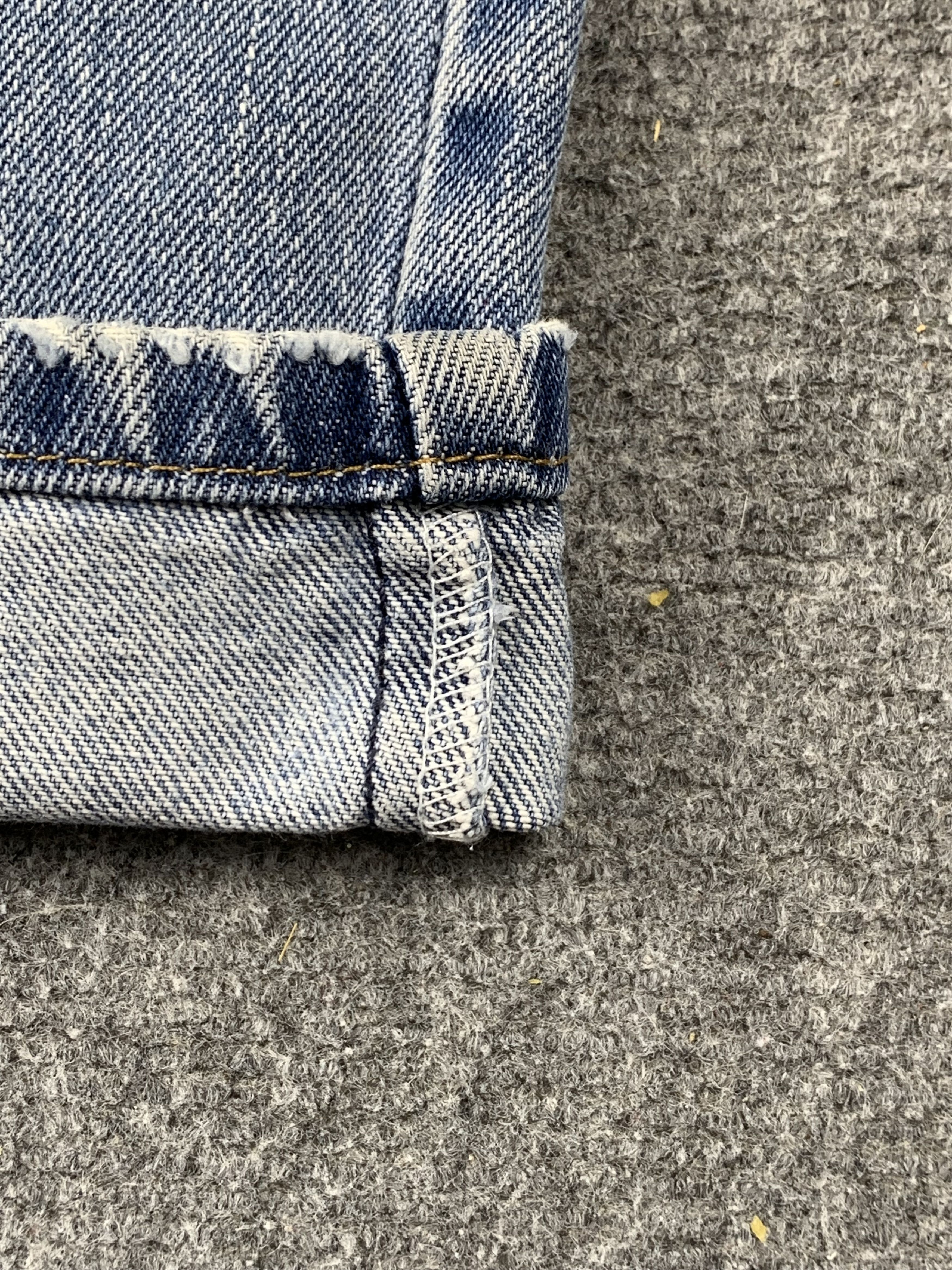 Levi's Vintage Levis 505 Faded Blue Jeans DP2131 Size US 33 - 10 Thumbnail