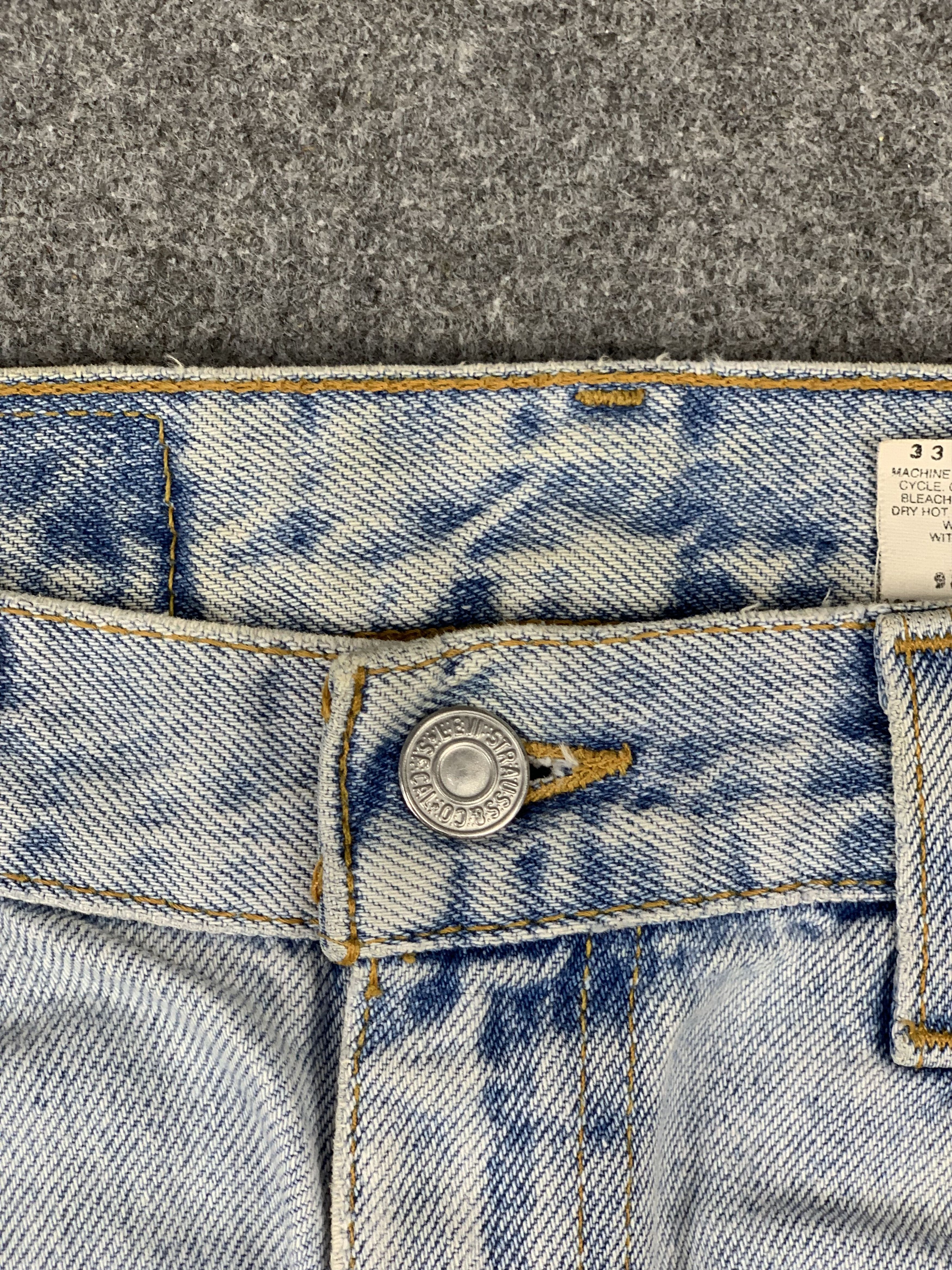Levi's Vintage 90s Levis 505 Light Wash Jeans DP2133 Size US 29 - 9 Thumbnail