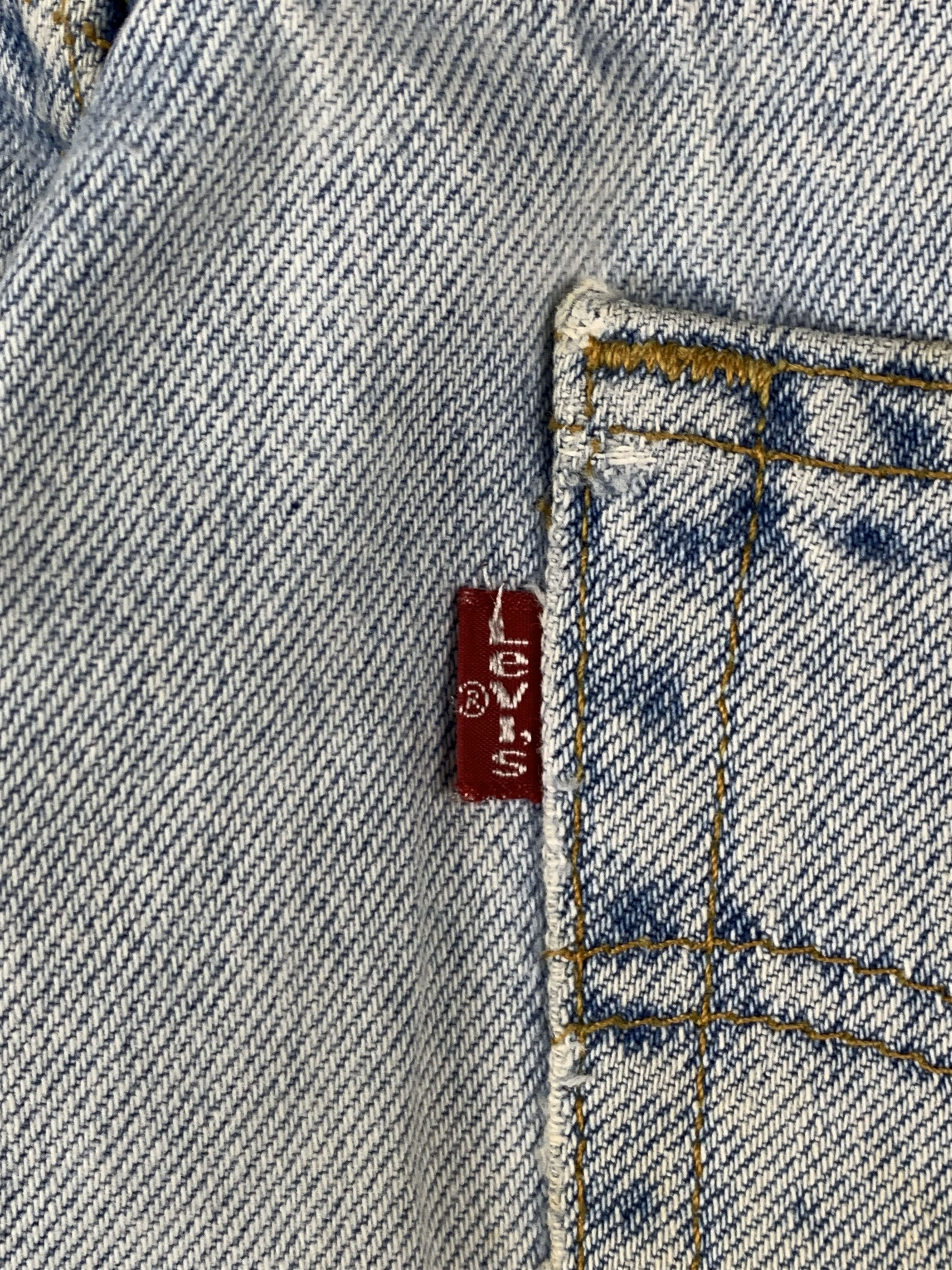Levi's Vintage 90s Levis 505 Light Wash Jeans DP2133 Size US 29 - 6 Thumbnail