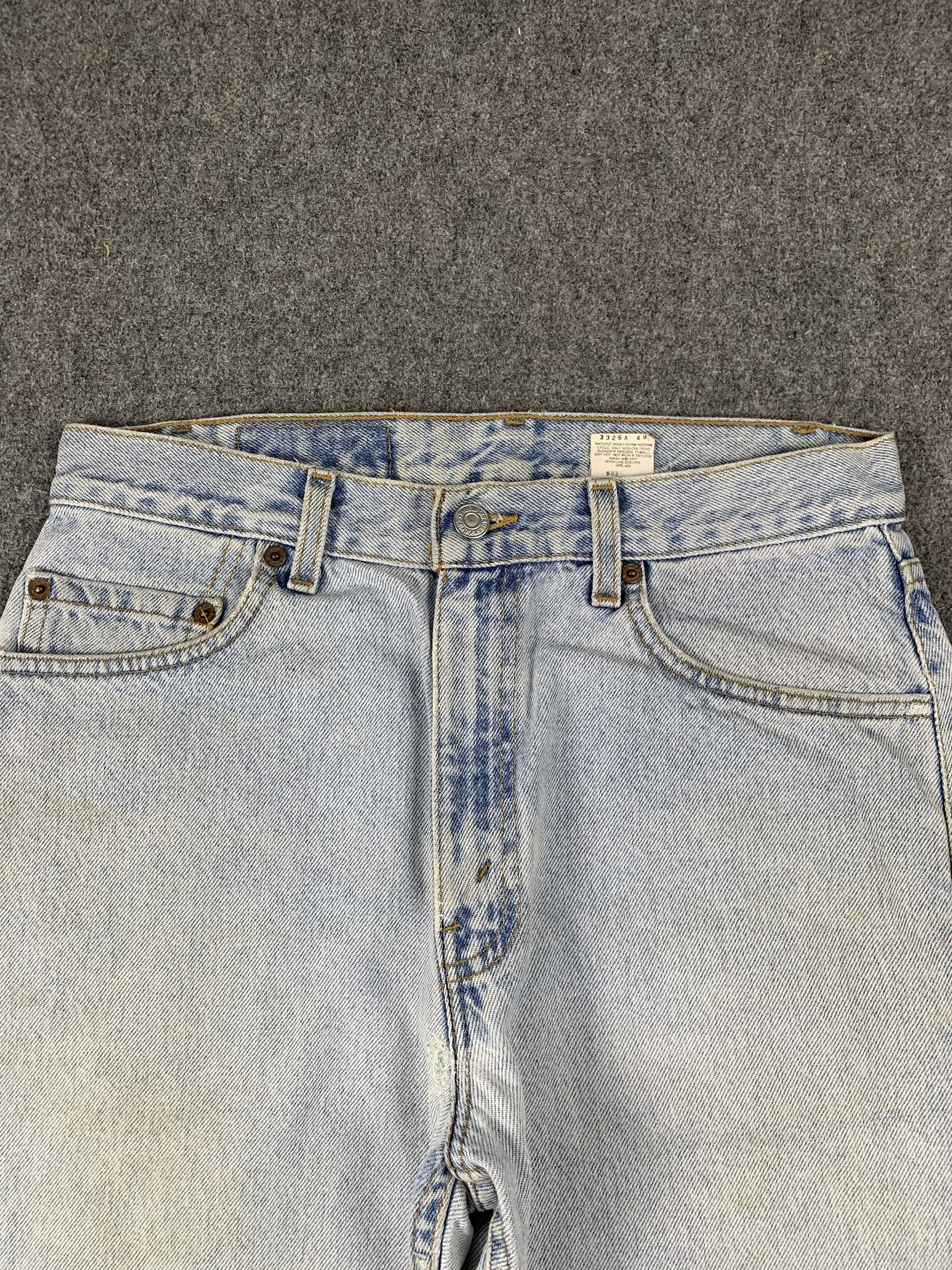 Levi's Vintage 90s Levis 505 Light Wash Jeans DP2133 Size US 29 - 2 Thumbnail
