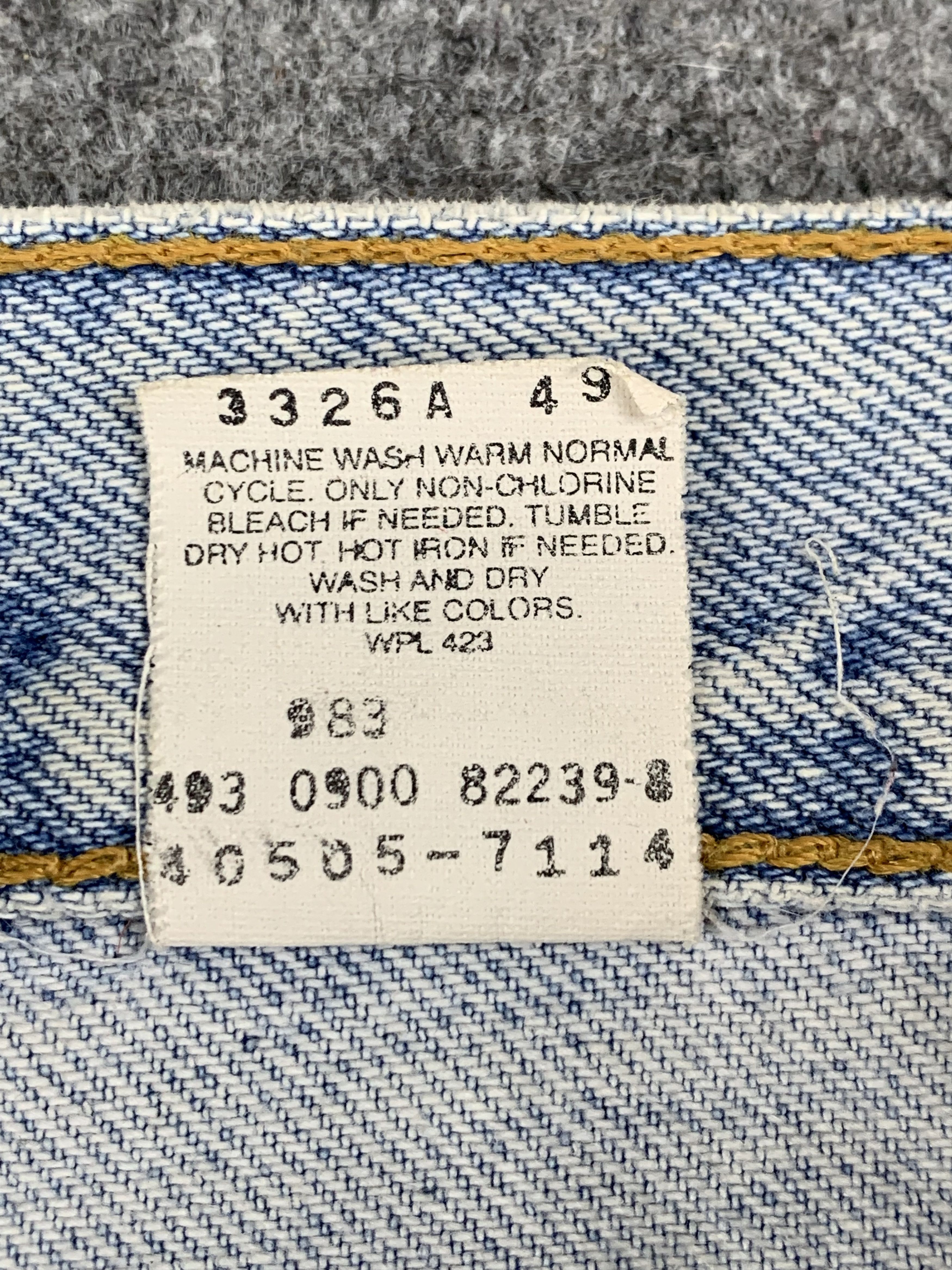 Levi's Vintage 90s Levis 505 Light Wash Jeans DP2133 Size US 29 - 8 Thumbnail