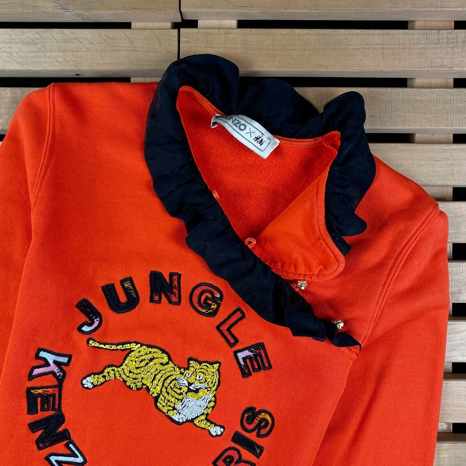 H&M × Kenzo Womens Sweatshirt Kenzo x H&M Size XS Big Print Size XS / US 0-2 / IT 36-38 - 2 Thumbnail