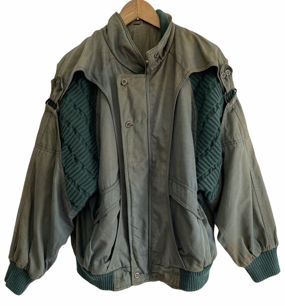 Issey Miyake GRAIL🔥NEW POWER COLLINS PARACHUTE BOMBER ISSEY MIYAKE DESIGN Size US L / EU 52-54 / 3 - 5 Thumbnail