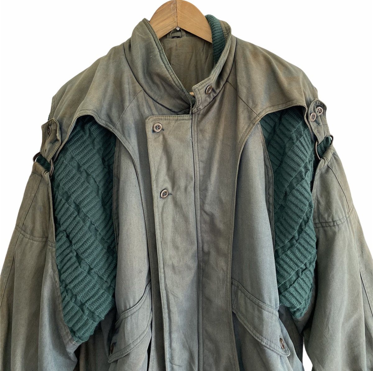 Issey Miyake GRAIL🔥NEW POWER COLLINS PARACHUTE BOMBER ISSEY MIYAKE DESIGN Size US L / EU 52-54 / 3 - 4 Thumbnail