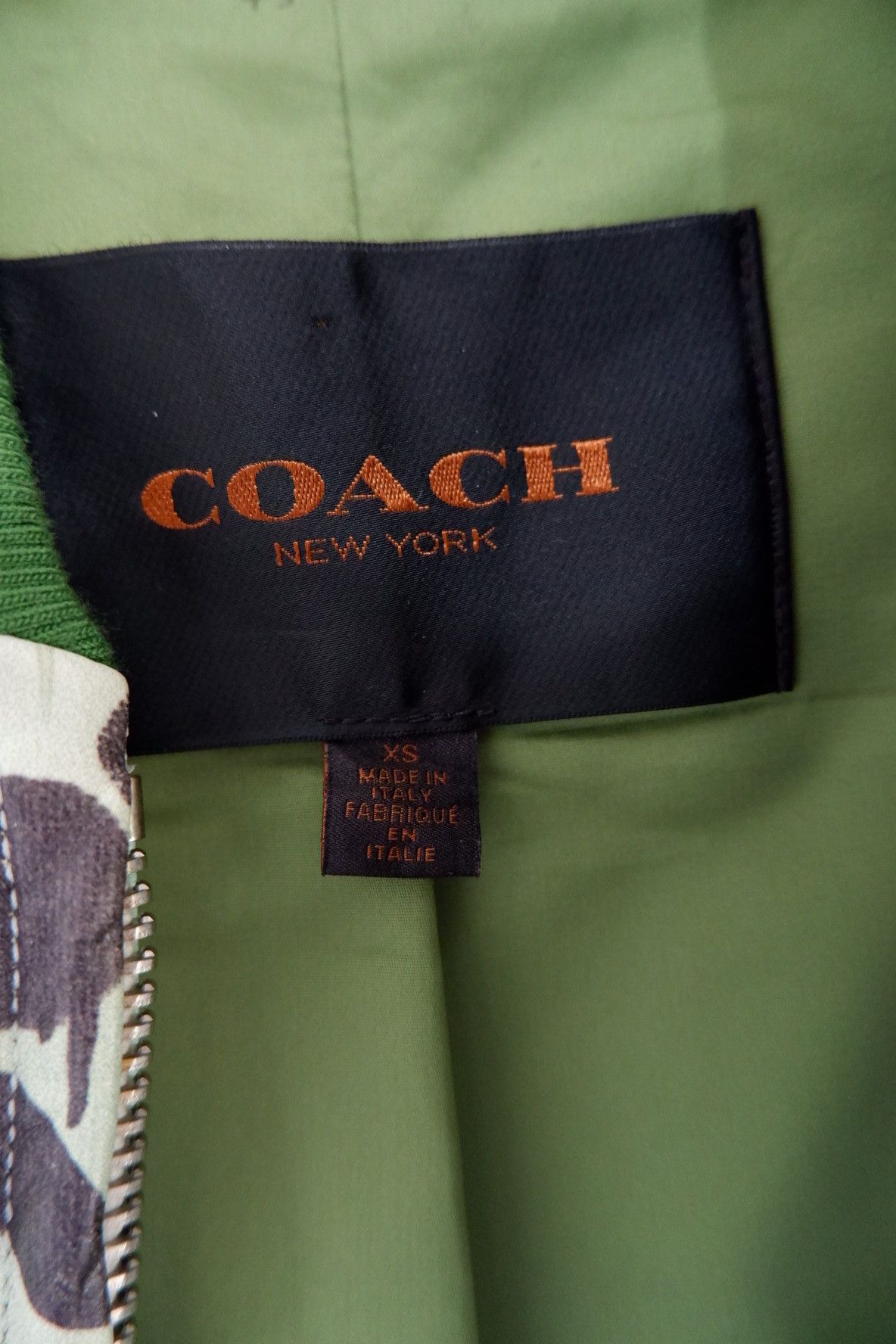 Coach Coach Lamb Leather Bomber Jacket Size US XS / EU 42 / 0 - 11 Thumbnail