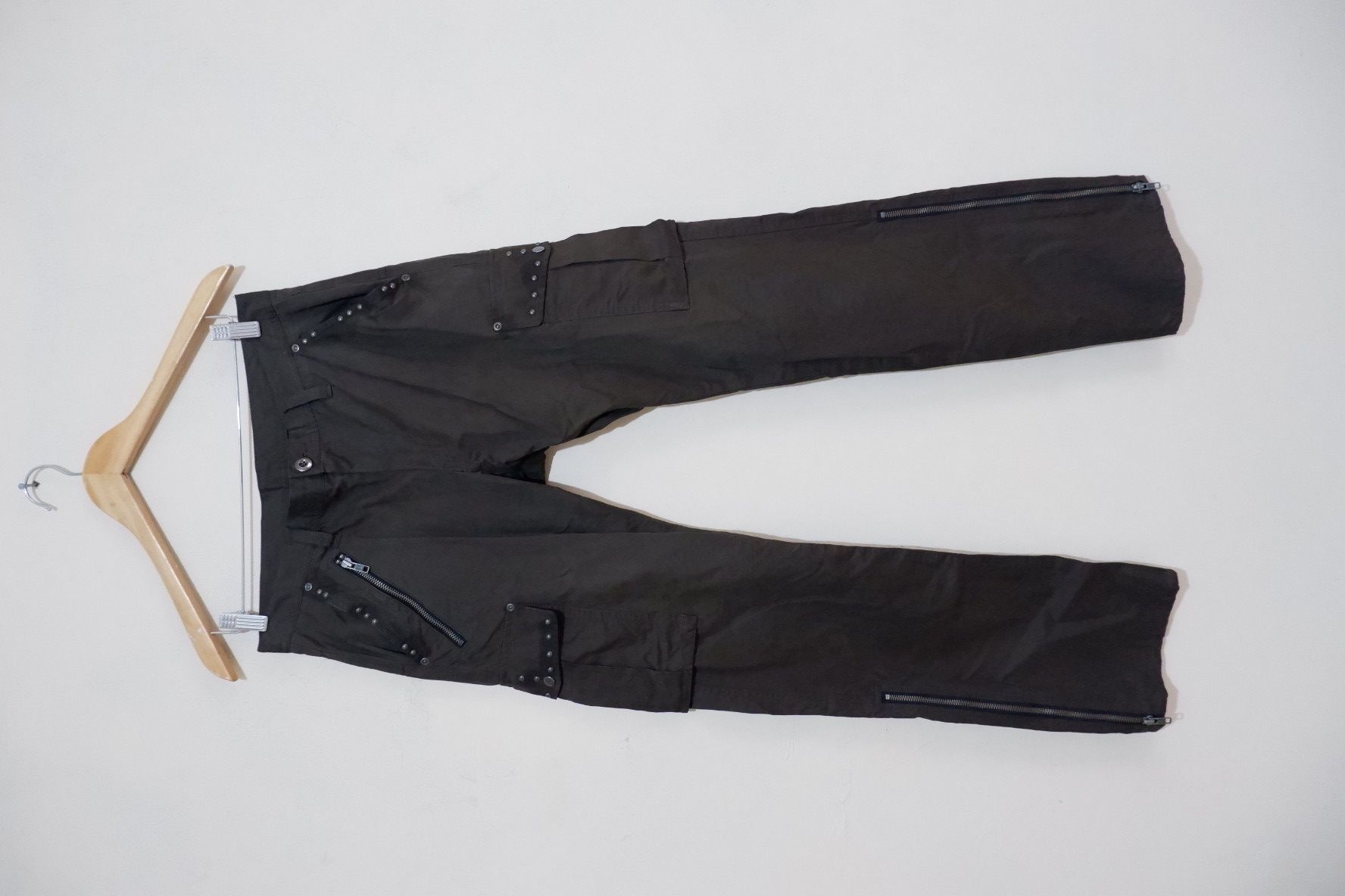 image of Le Grande Bleu L G B x Tete Homme Difference By Rupert Studded Cargo Pants in Brown, Men's (Size 31