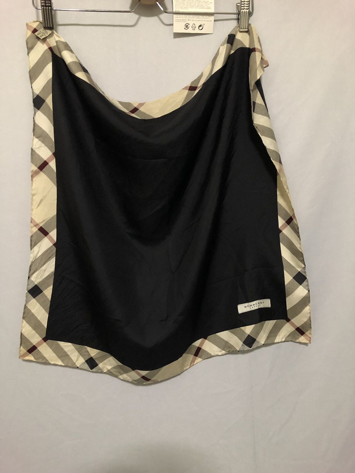 Burberry Burberry Classic Nova Check Silk Square Scarf Size ONE SIZE - 1 Thumbnail