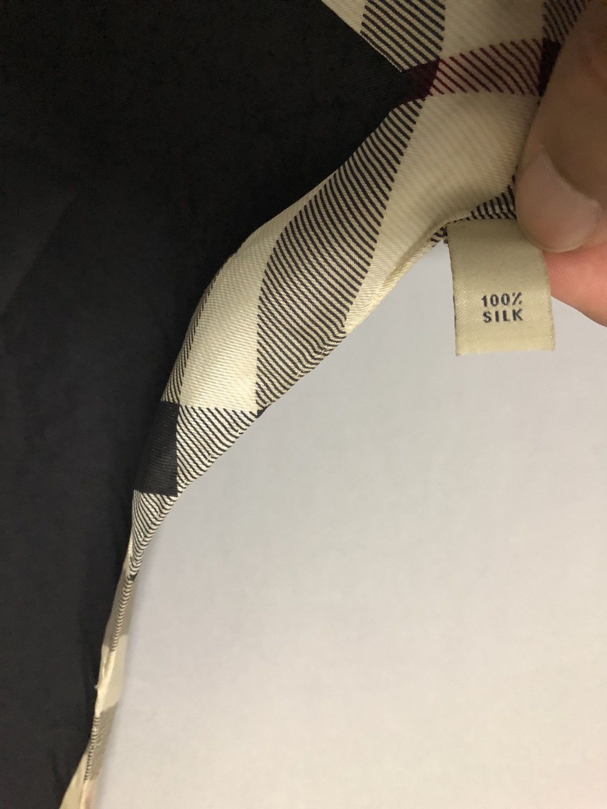 Burberry Burberry Classic Nova Check Silk Square Scarf Size ONE SIZE - 5 Thumbnail