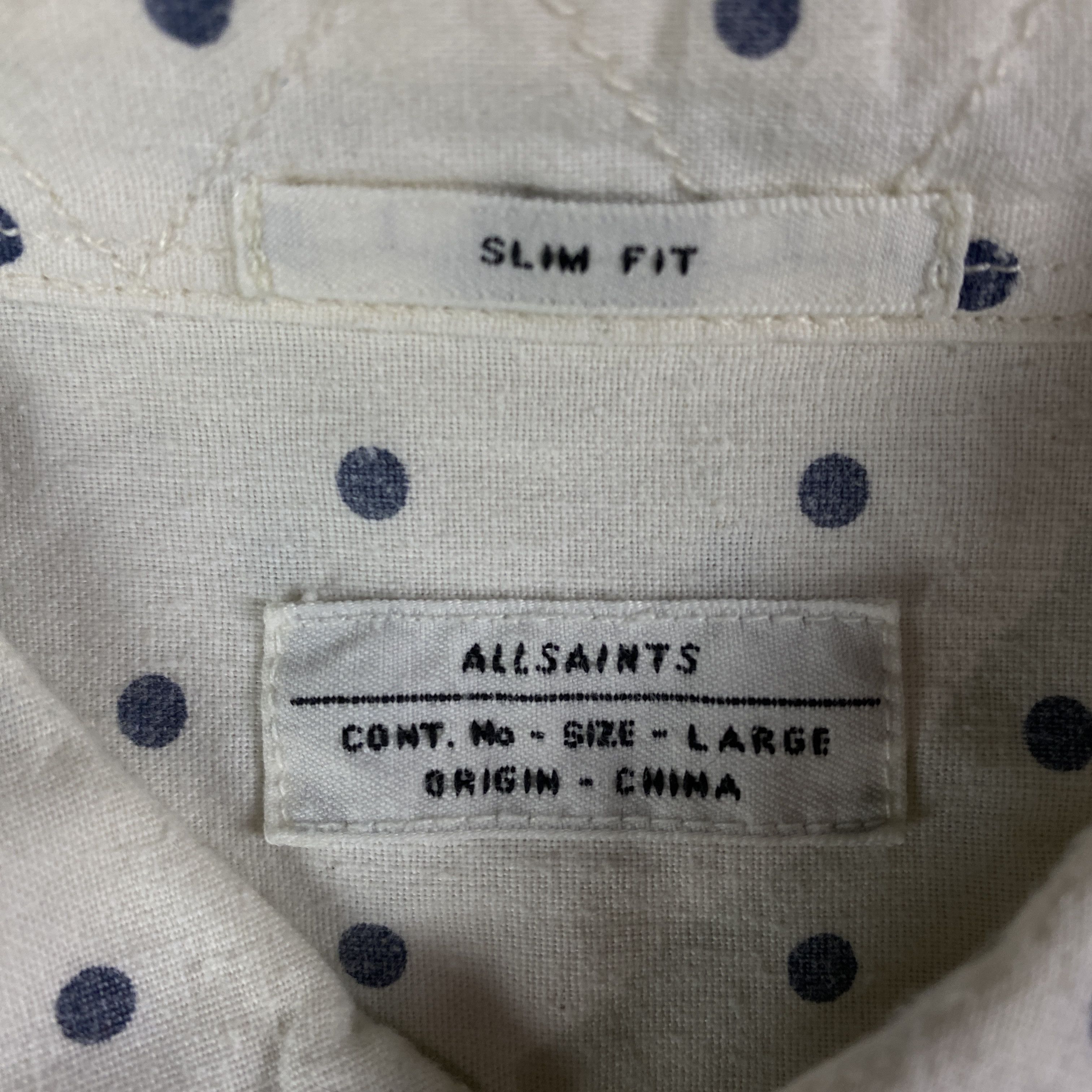 Allsaints Mens Shirt Long Sleeve Allsaints Size L Size US L / EU 52-54 / 3 - 4 Thumbnail