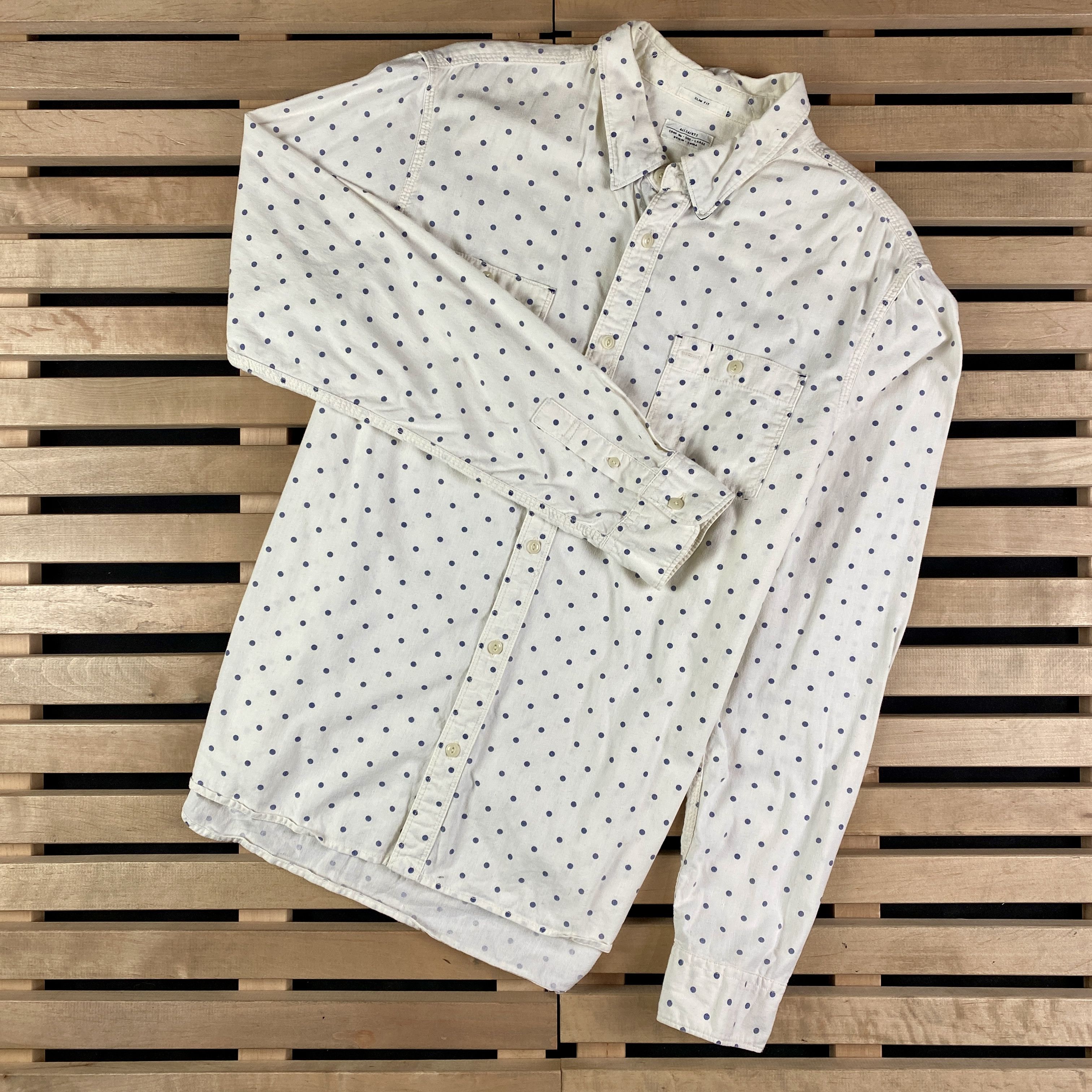 Allsaints Mens Shirt Long Sleeve Allsaints Size L Size US L / EU 52-54 / 3 - 1 Thumbnail