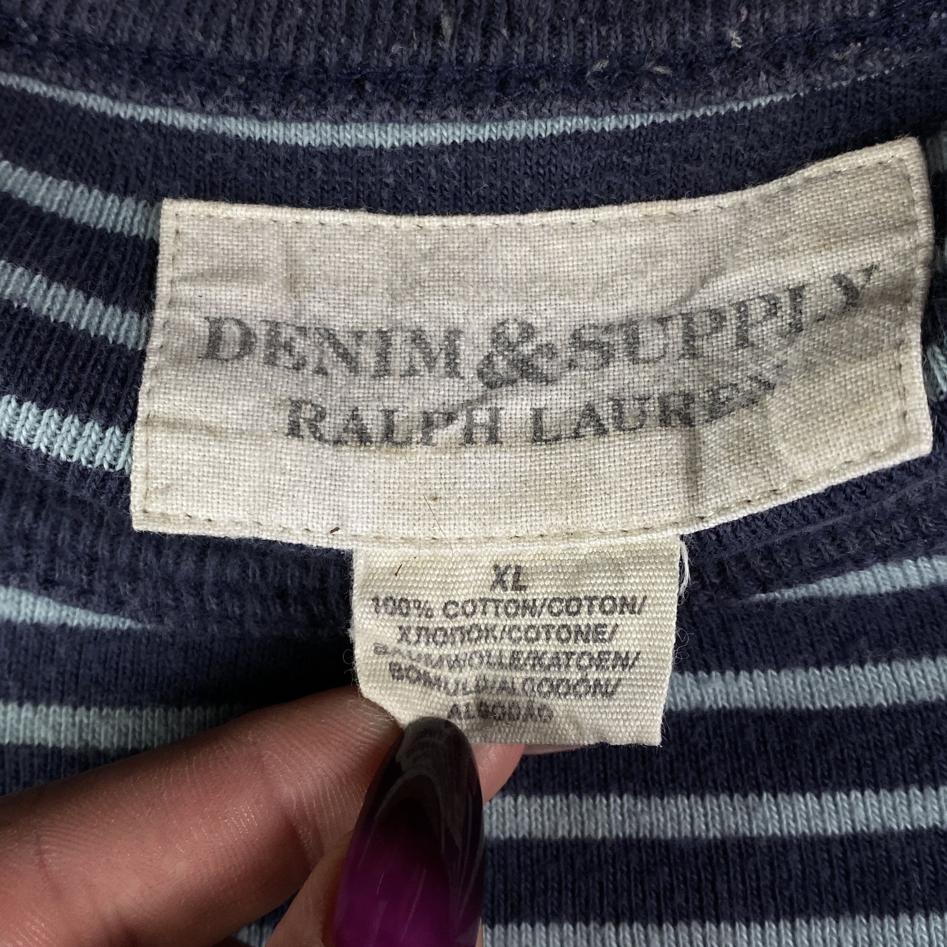 Denim & Supply Ralph Lauren × Ralph Lauren × Vintage Mens Sweatshirt Denim Supply Ralph Lauren Vintage Size XL Size US XL / EU 56 / 4 - 4 Thumbnail