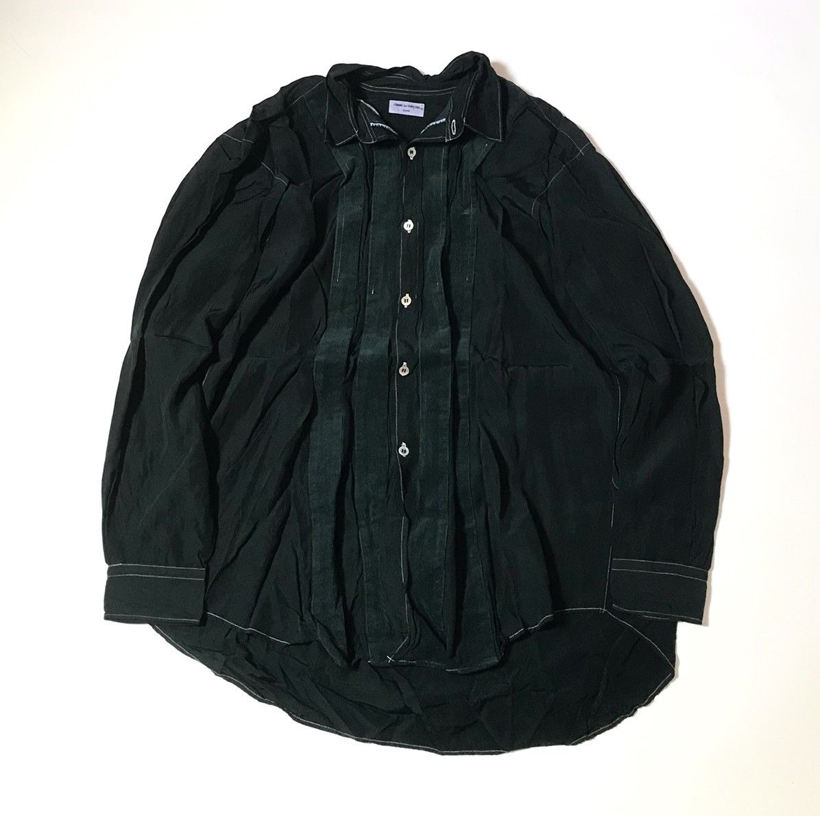 Comme des Garcons *FINAL DROP* Vintage cdg homme flowy green button up ...