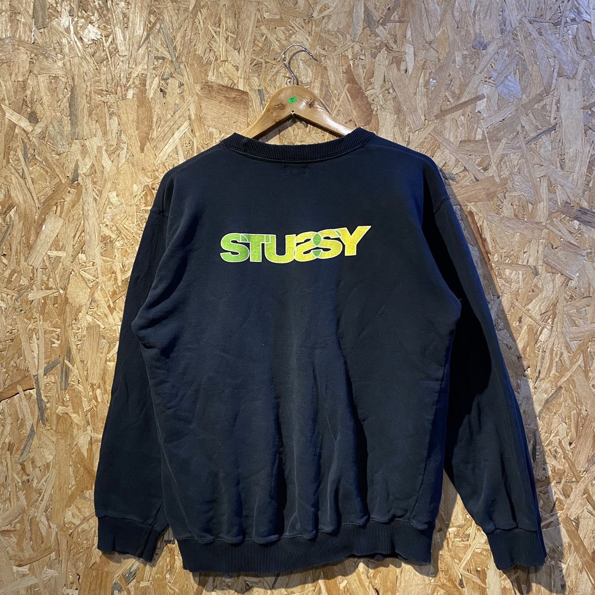 Stussy × Vintage VINTAGE 90’s RARE‼️Stussy Spell Out Made In USA Sweatshirts Size US M / EU 48-50 / 2 - 2 Thumbnail